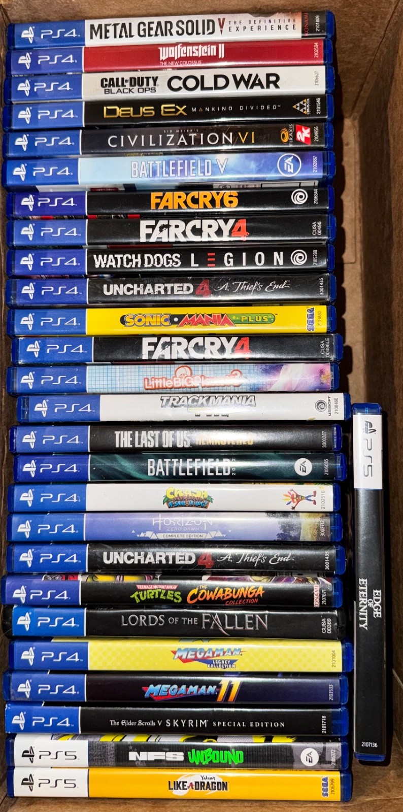 Sony Playstation 5 Playstation 4 27 Game Bundle PS5 PS4