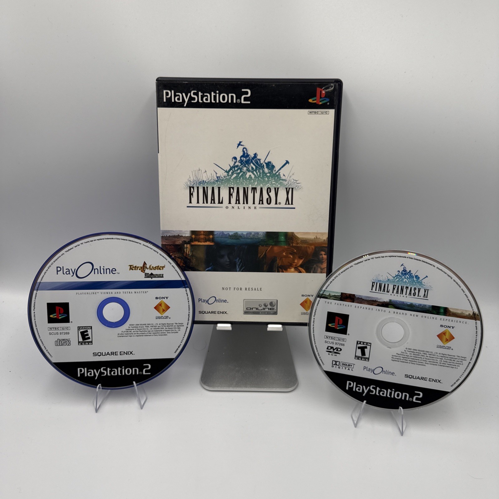 FINAL FANTASY XI ONLINE Sony PlayStation 2 PS2 Tested Black Label