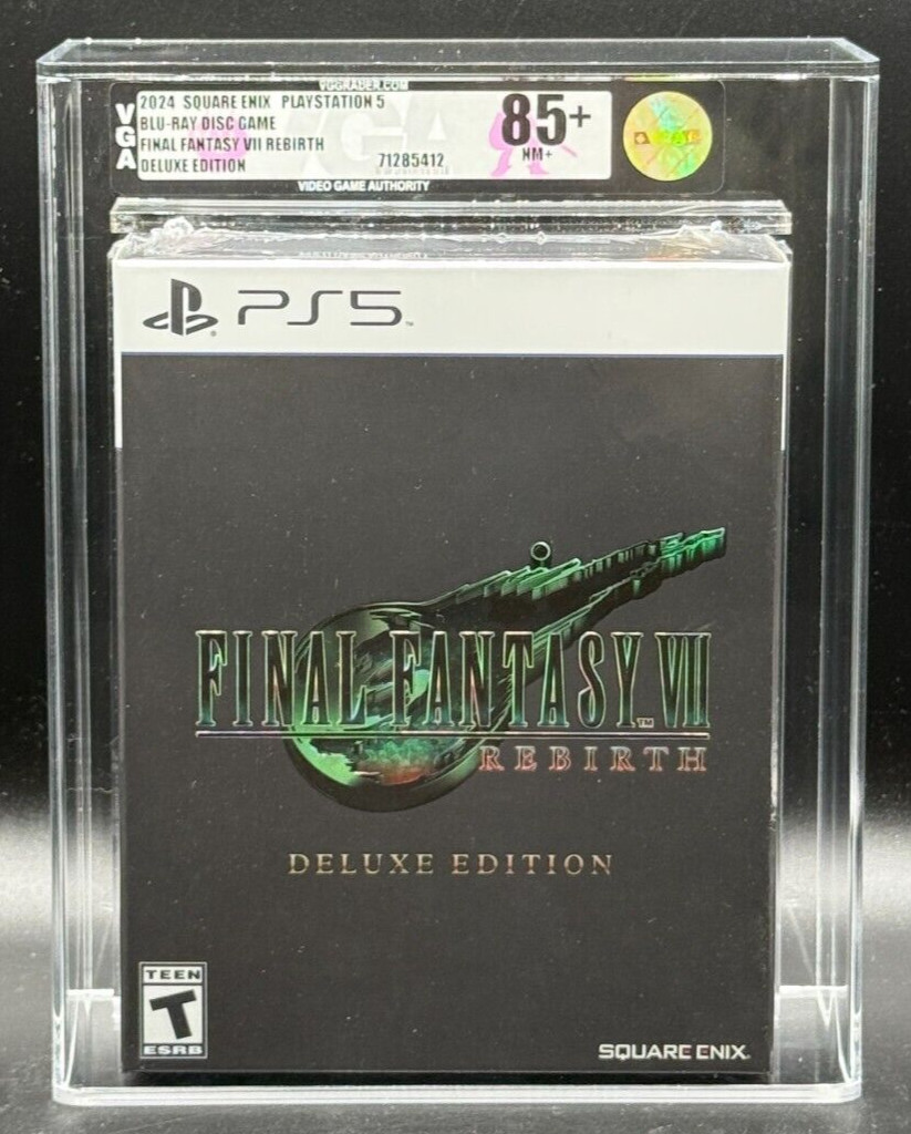 Final Fantasy VII 7 Rebirth Deluxe Edition Sony PlayStation 5 PS5 Sealed VGA 85+