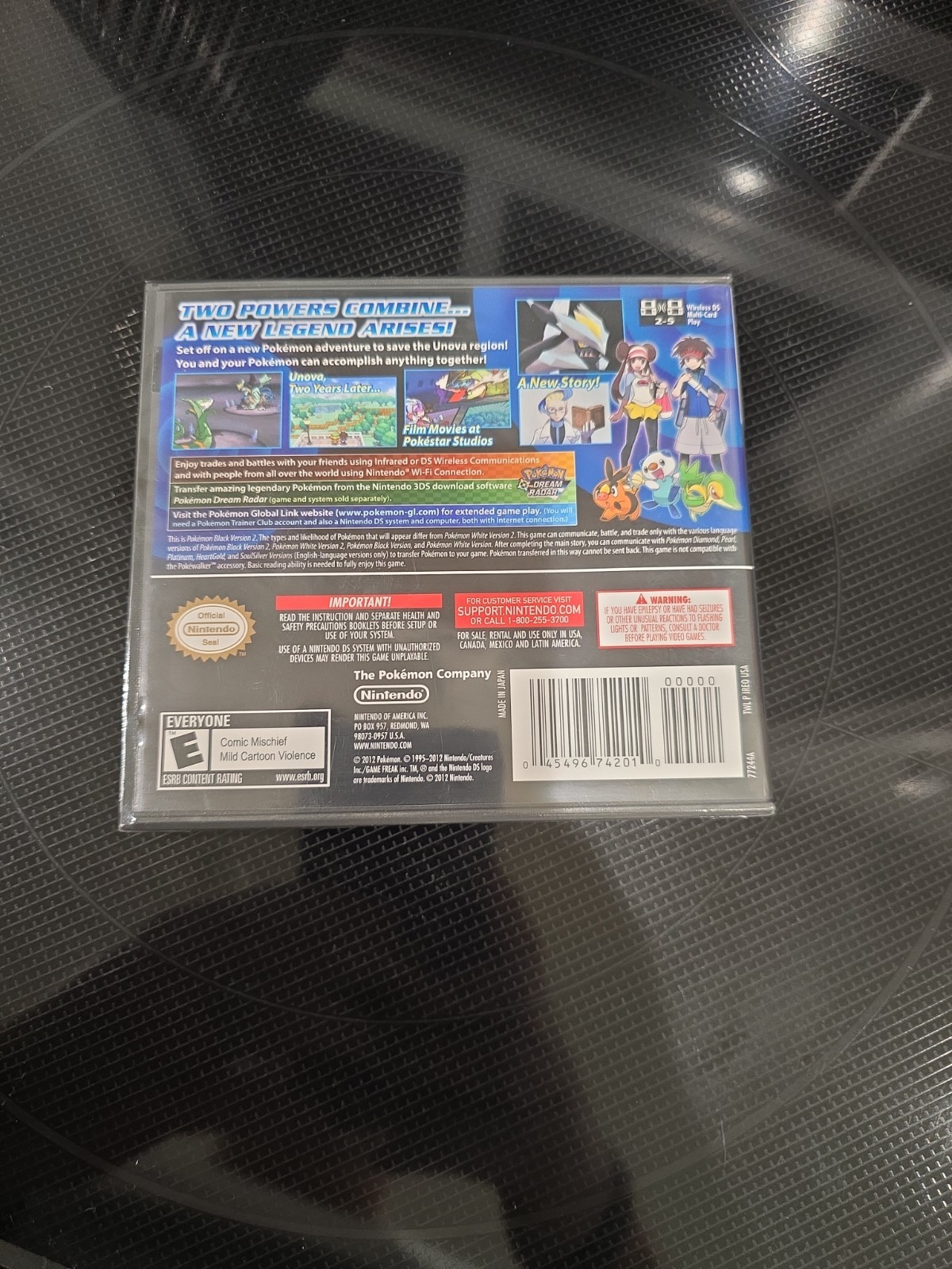 Pokémon Black Version 2 (Nintendo DS, 2012) Factory Sealed…….
