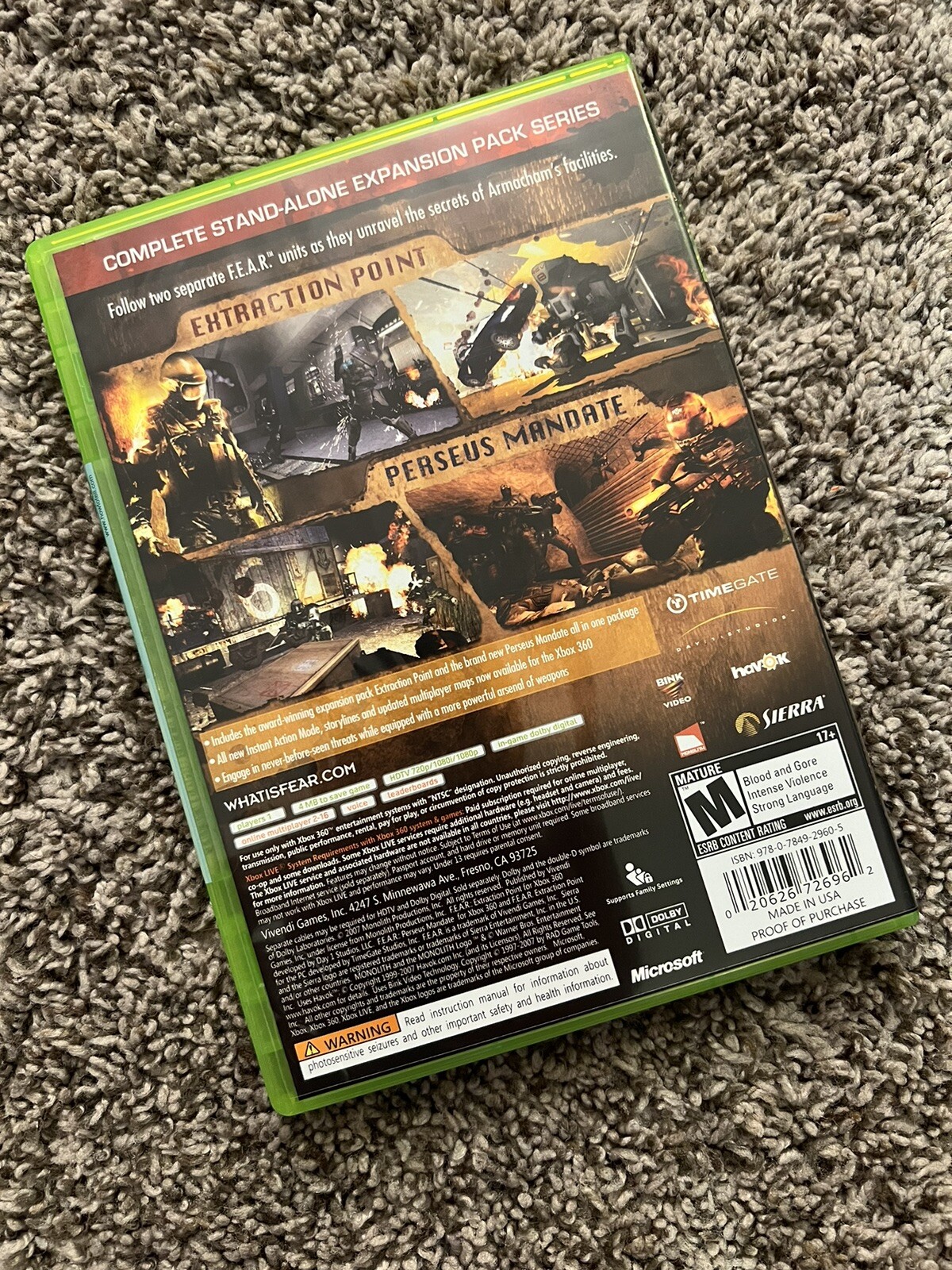 F.E.A.R Files – XBOX 360