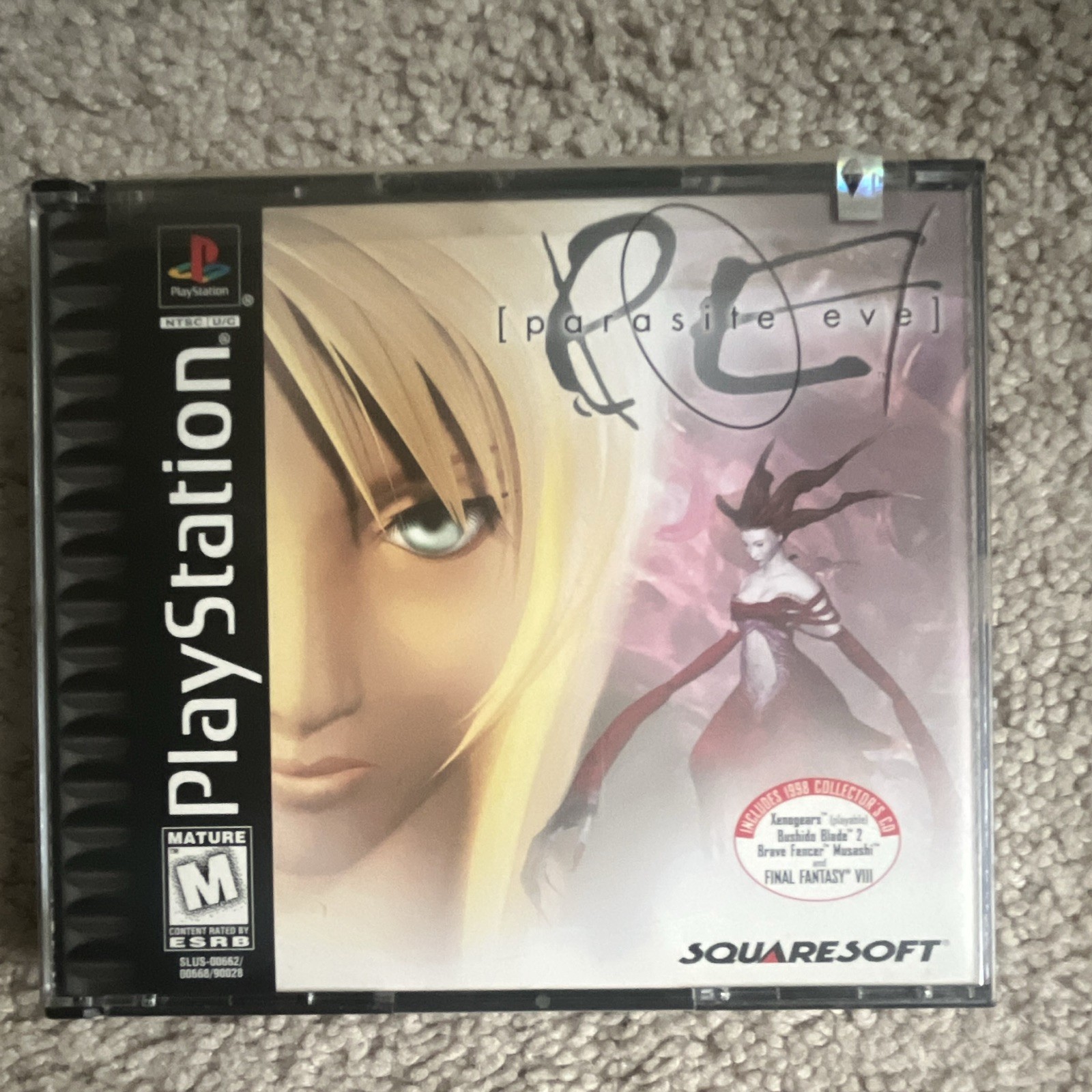 Squaresoft Parasite Eve Collector’s Edition 3-Disc Set missing disk 1. OBO