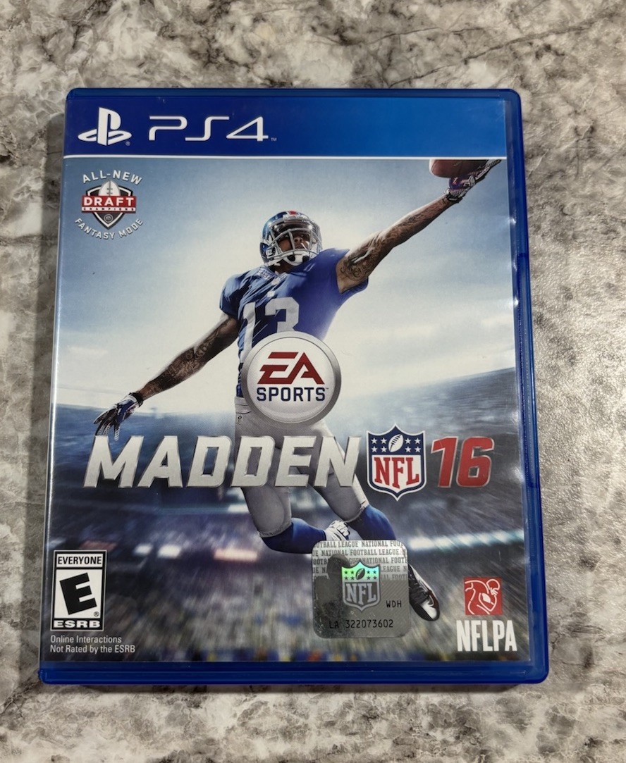 EA SPORTS Madden NFL 16 PS4 Sports American Football Excellent Condition
