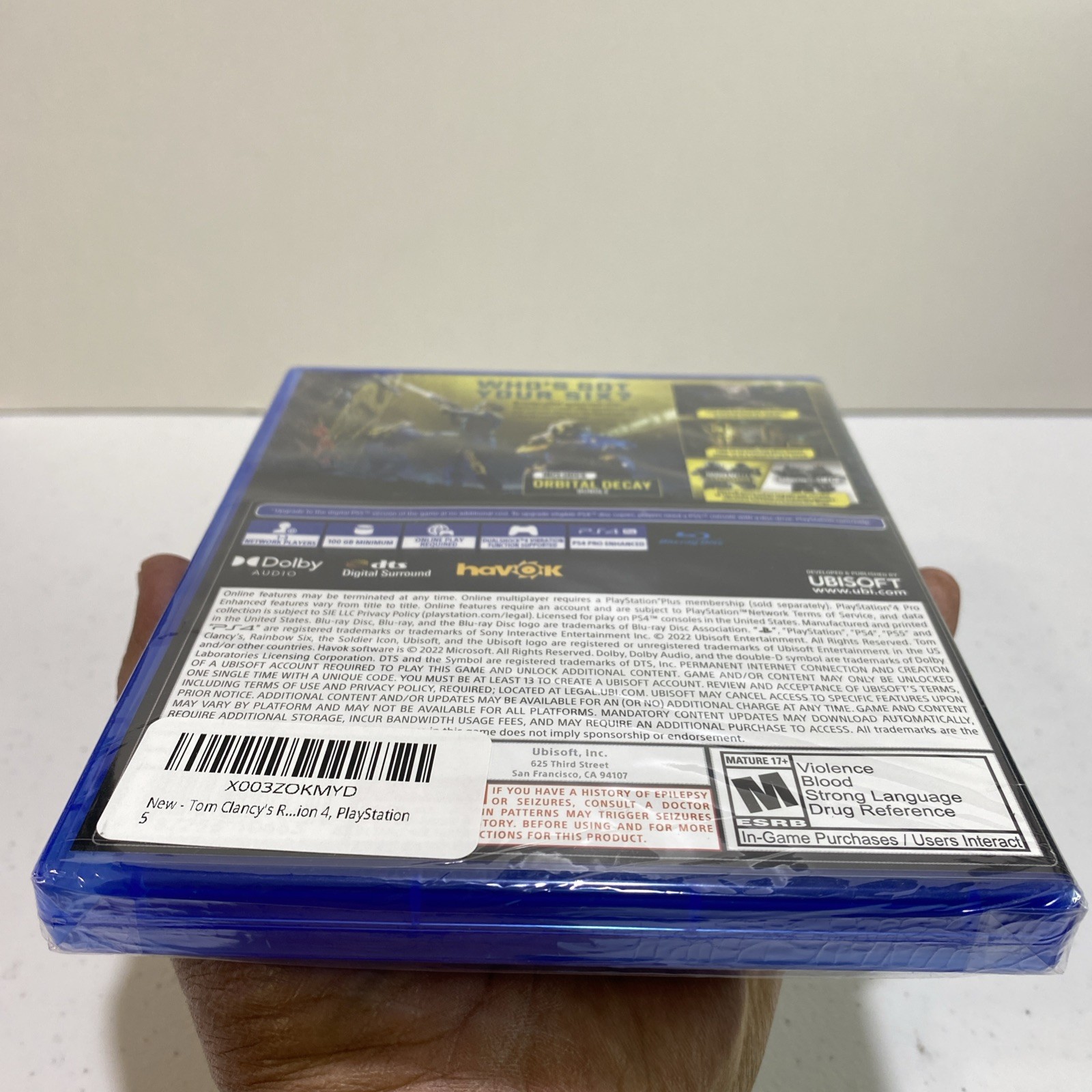 Tom Clancys’ Rainbow Six Extraction (PS4) NEW Factory Sealed ￼