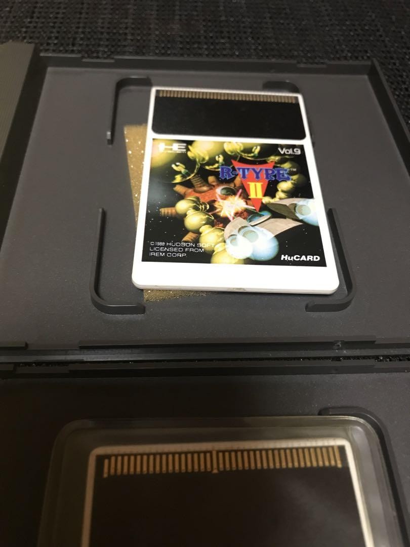 R-TYPE 1 + 2 SET PC Engine HuCARD NEC HUDSON SOFT Tested NTSC-J Shooting hu P 40