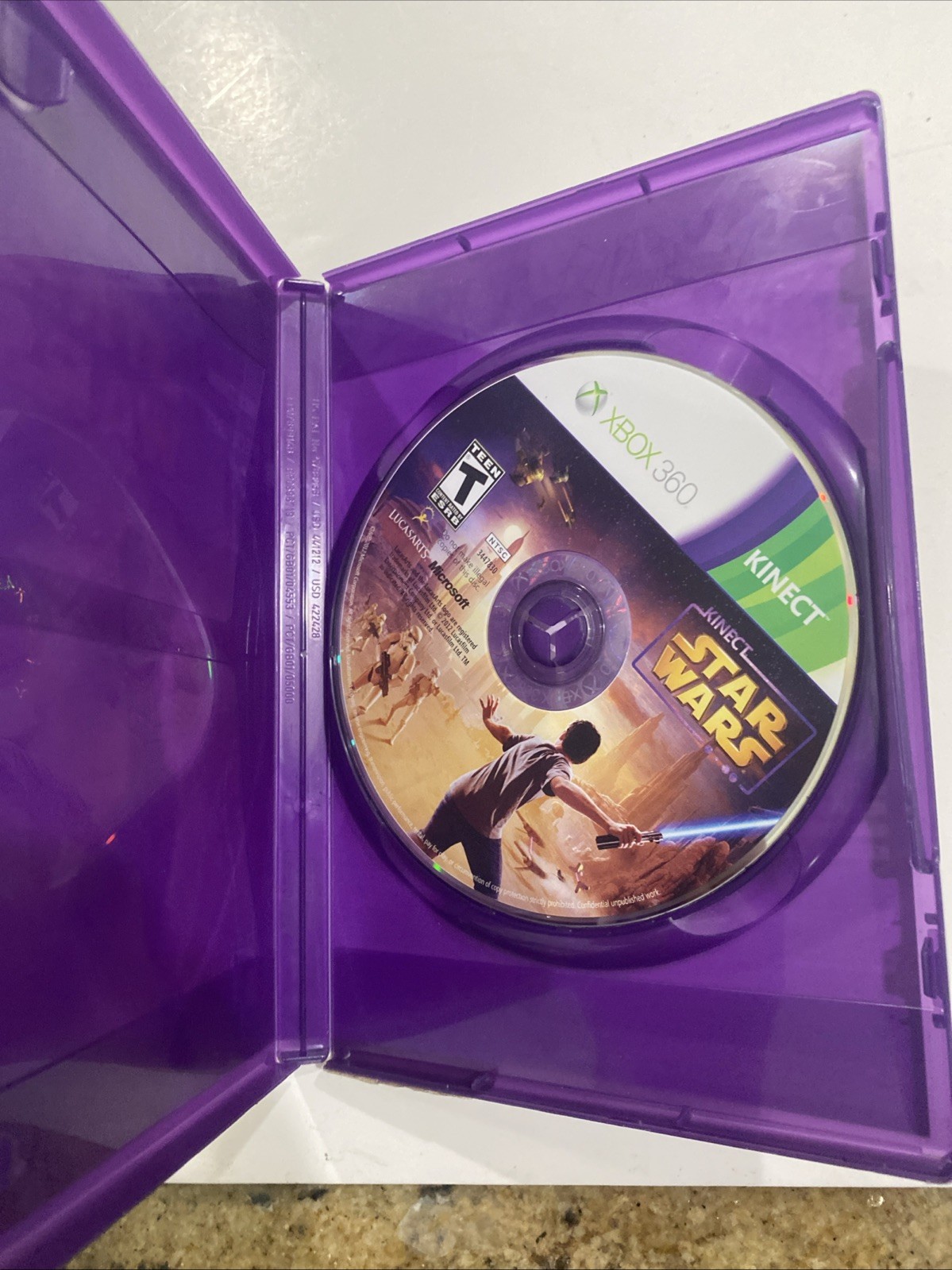 Kinect Star Wars (Microsoft Xbox 360, 2012) Cleaned & Tested