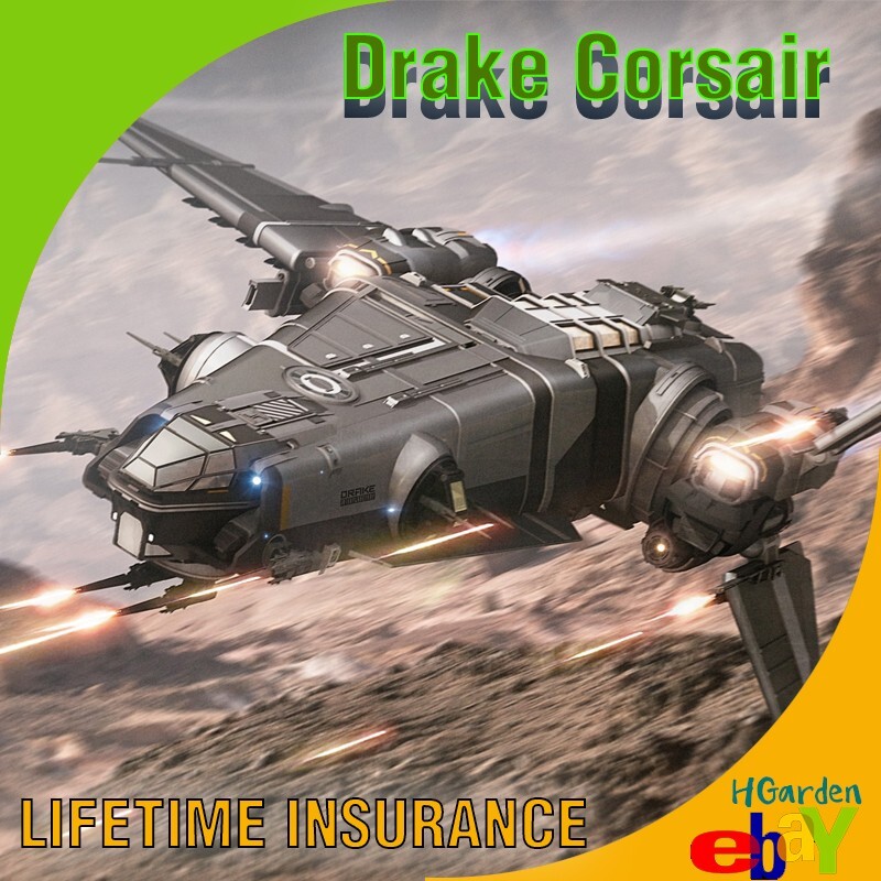 Star Citizen Drake Corsair with Lifetime Insurance / Large Exploration Ship