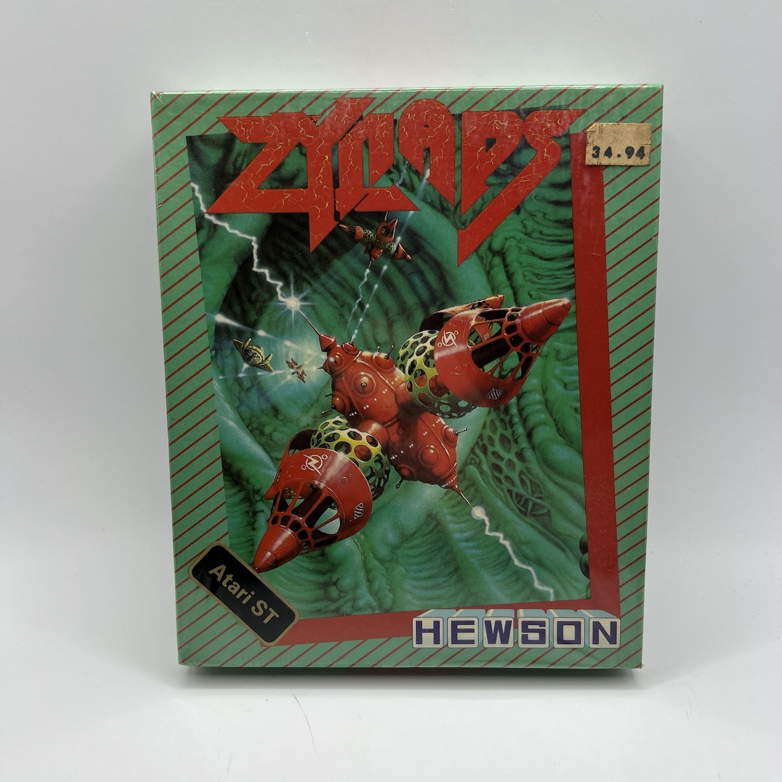 Zynaps Atari ST Hewson Shooter Sealed NOS with Wear PAL US Seller Shoot ‘em Up