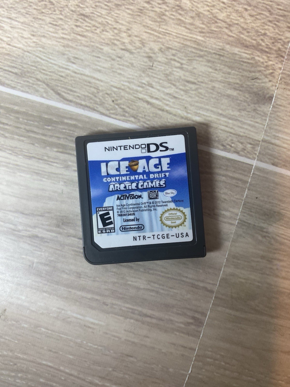 Ice Age Continental Drift Arctic Games Nintendo DS Tested Working Mini-Game Cart