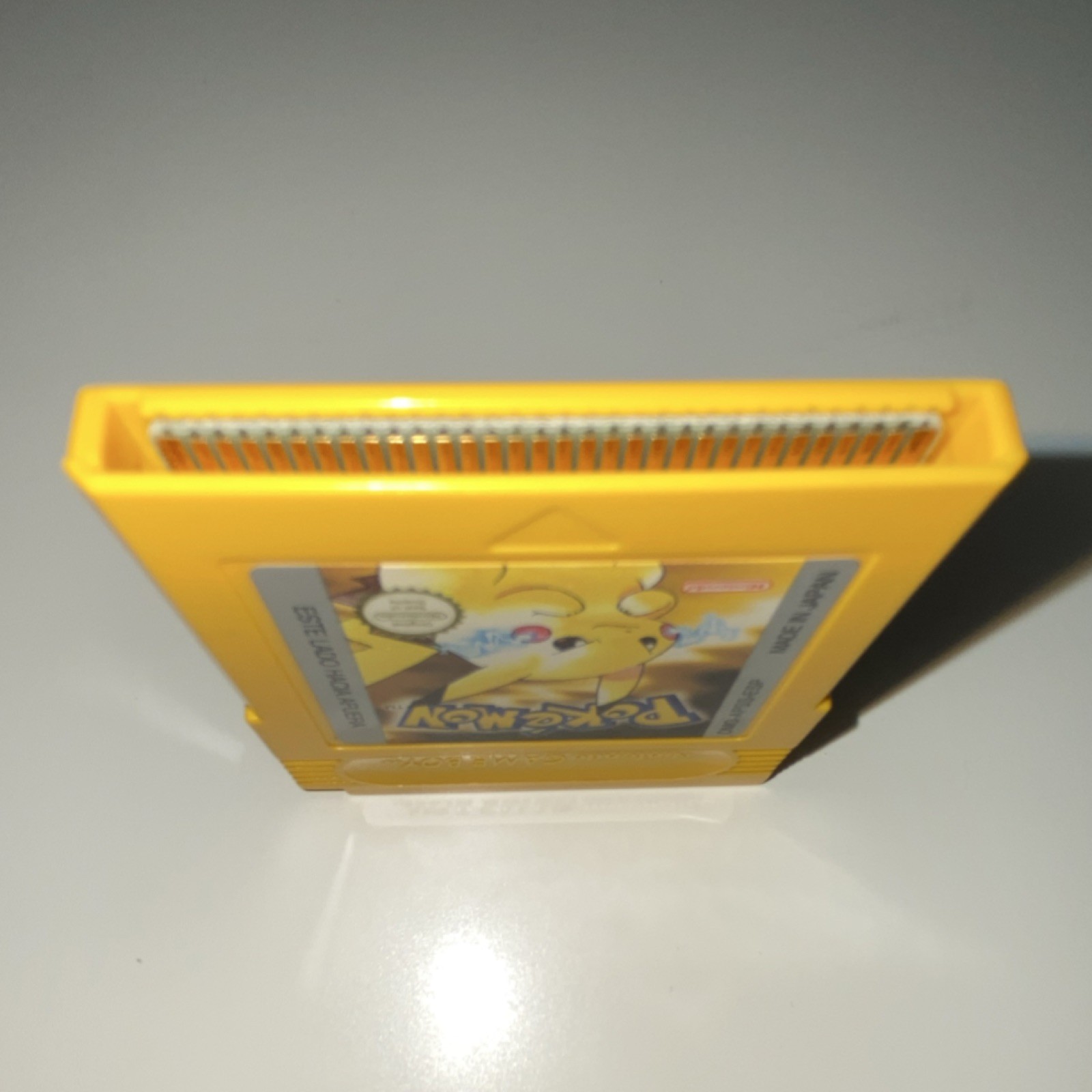 Authentic Nintendo Pokemon Yellow Edition PAL Spanish/Spain