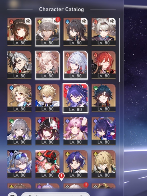 [NA] Honkai: Star Rail Personal Endgame Account – Lots of 5 Stars + Materials