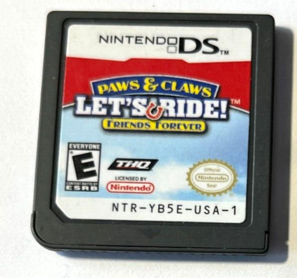 Paws & Claws Let’s Ride Friends Forever Nintendo DS Game THQ