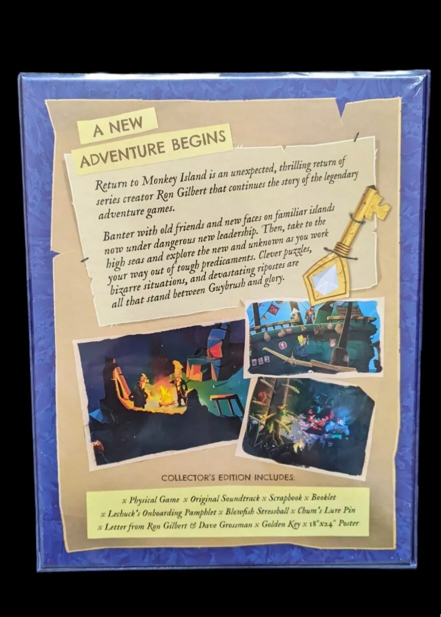 Return to Monkey Island COLLECTOR’S EDITION (Windows PC) Limited Run Games NEW