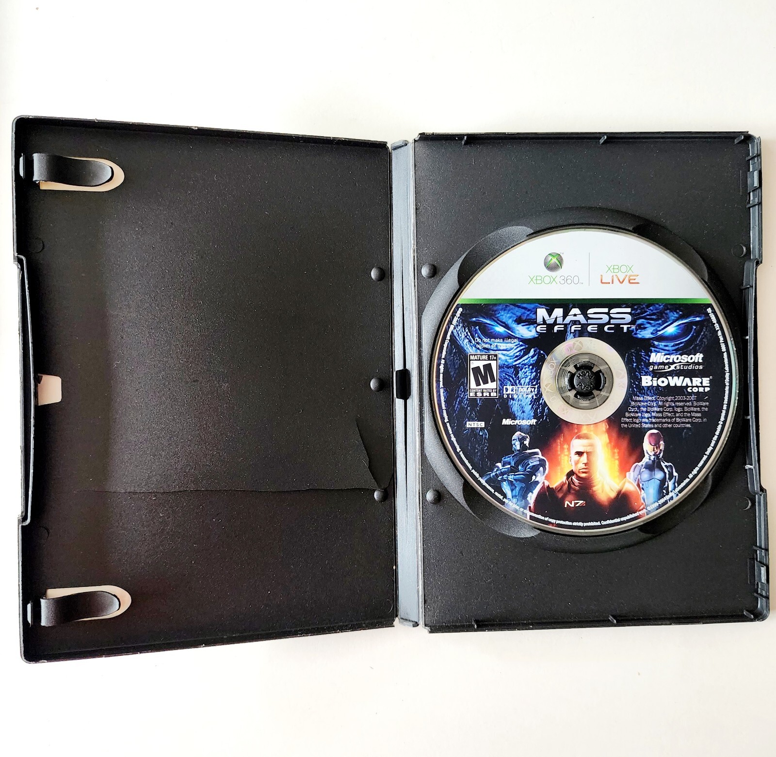 Mass Effect XBox 360 Live Video Game Science Fiction Adventure E31