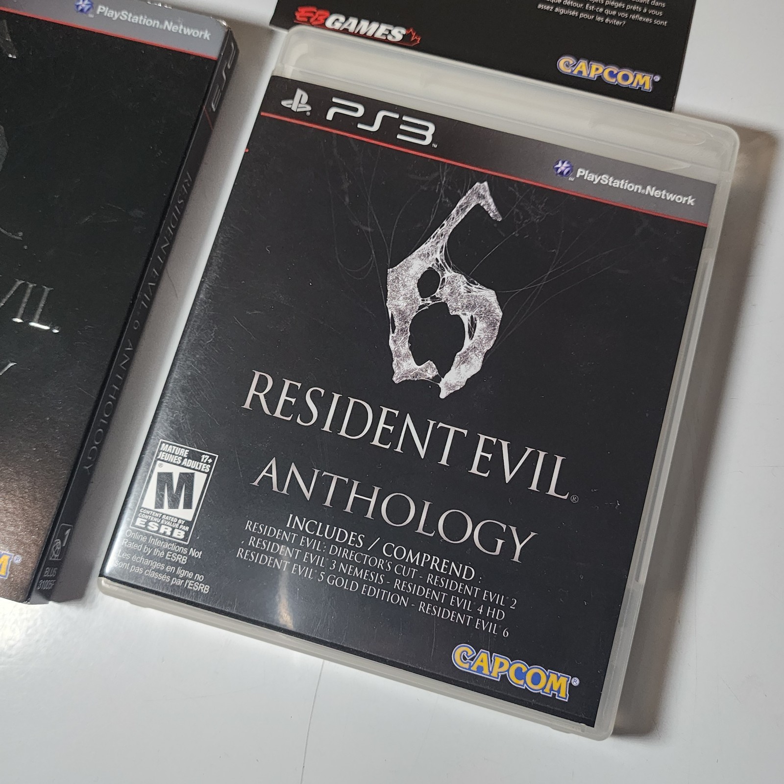 Resident Evil 6 with Anthology Cover Art – PS3 CIB Tested Working With Slipcover