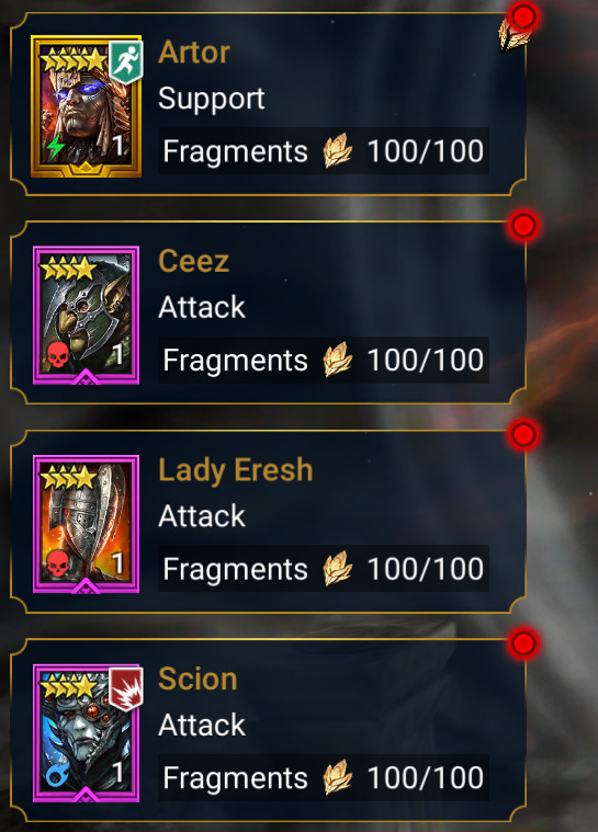 Raid Shadow Legends | Varkos Starter Account : 22 Legendary / 55 Epics