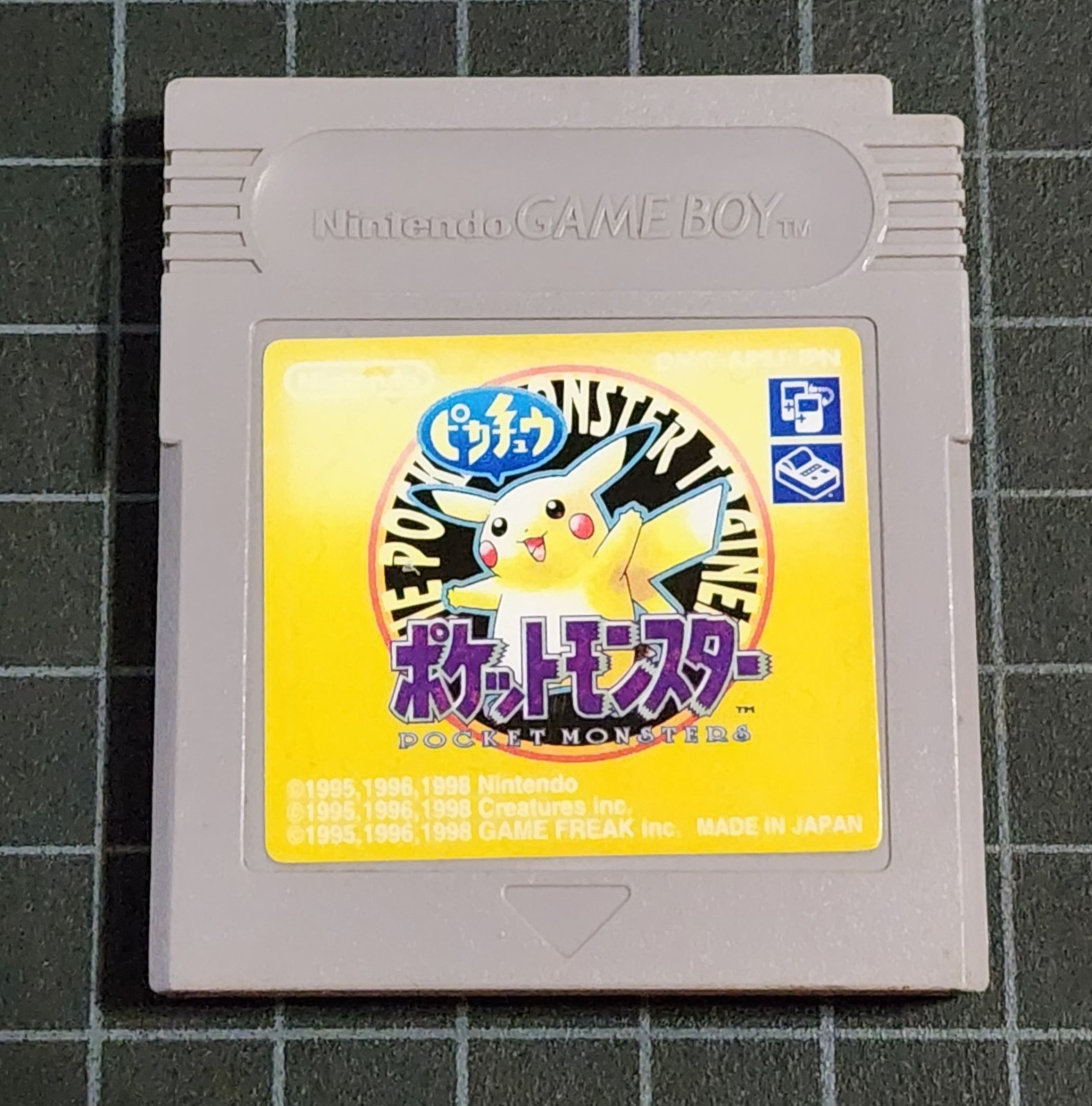 Game Boy Pokemon Yellow Pocket Monster Japan Import USA Seller Tested & Working