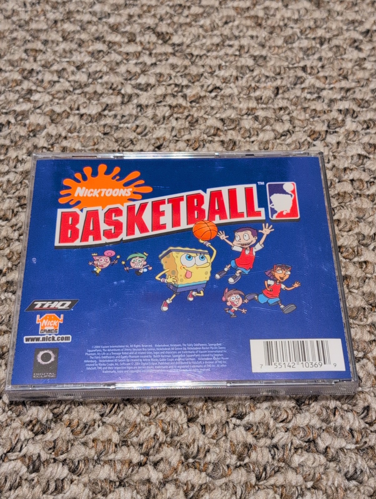 THQ Nicktoons Basketball PC CD-ROM 2004 Manual Included