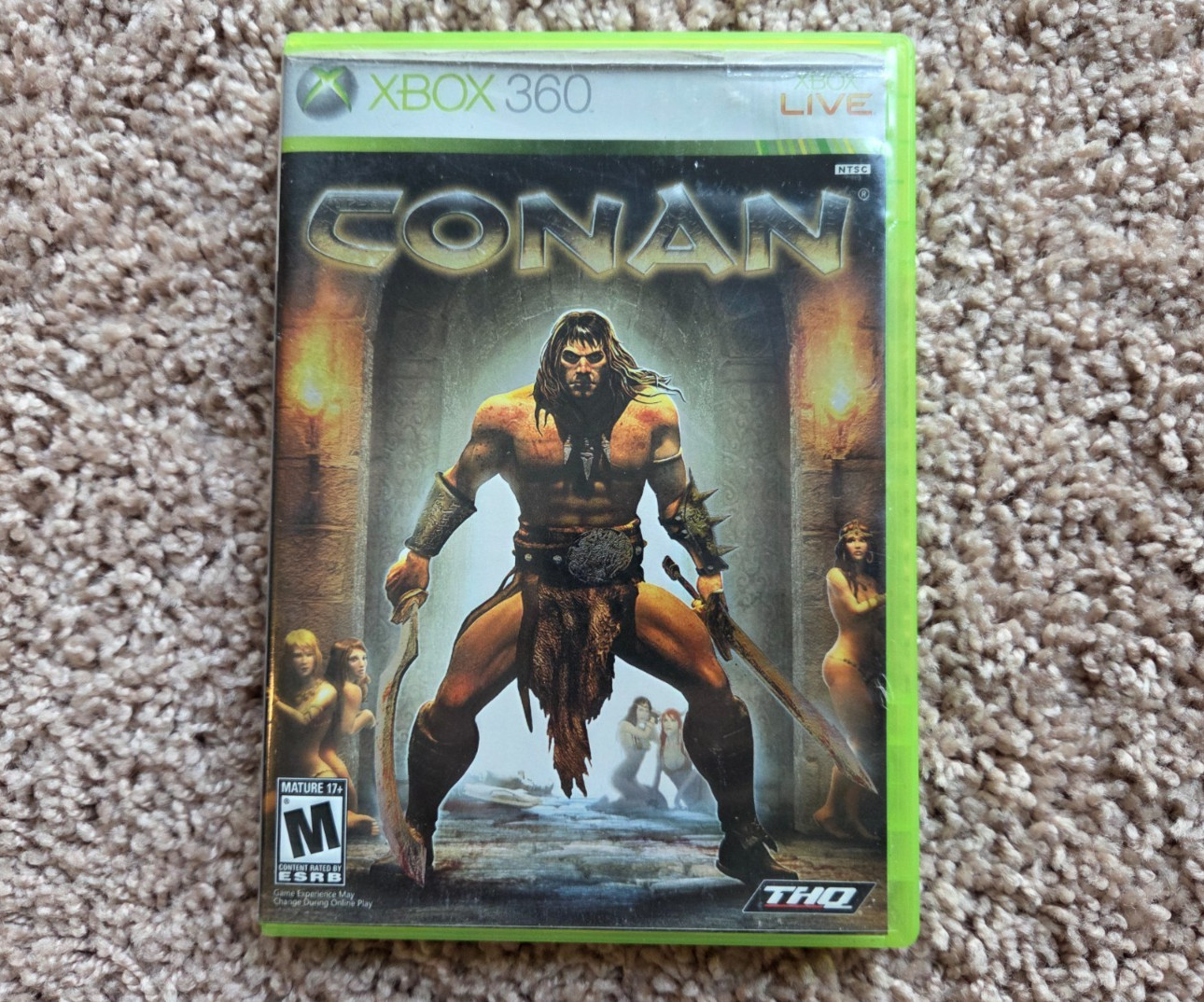 Conan (Microsoft Xbox 360, 2007) Video Game CIB Complete Free Shipping