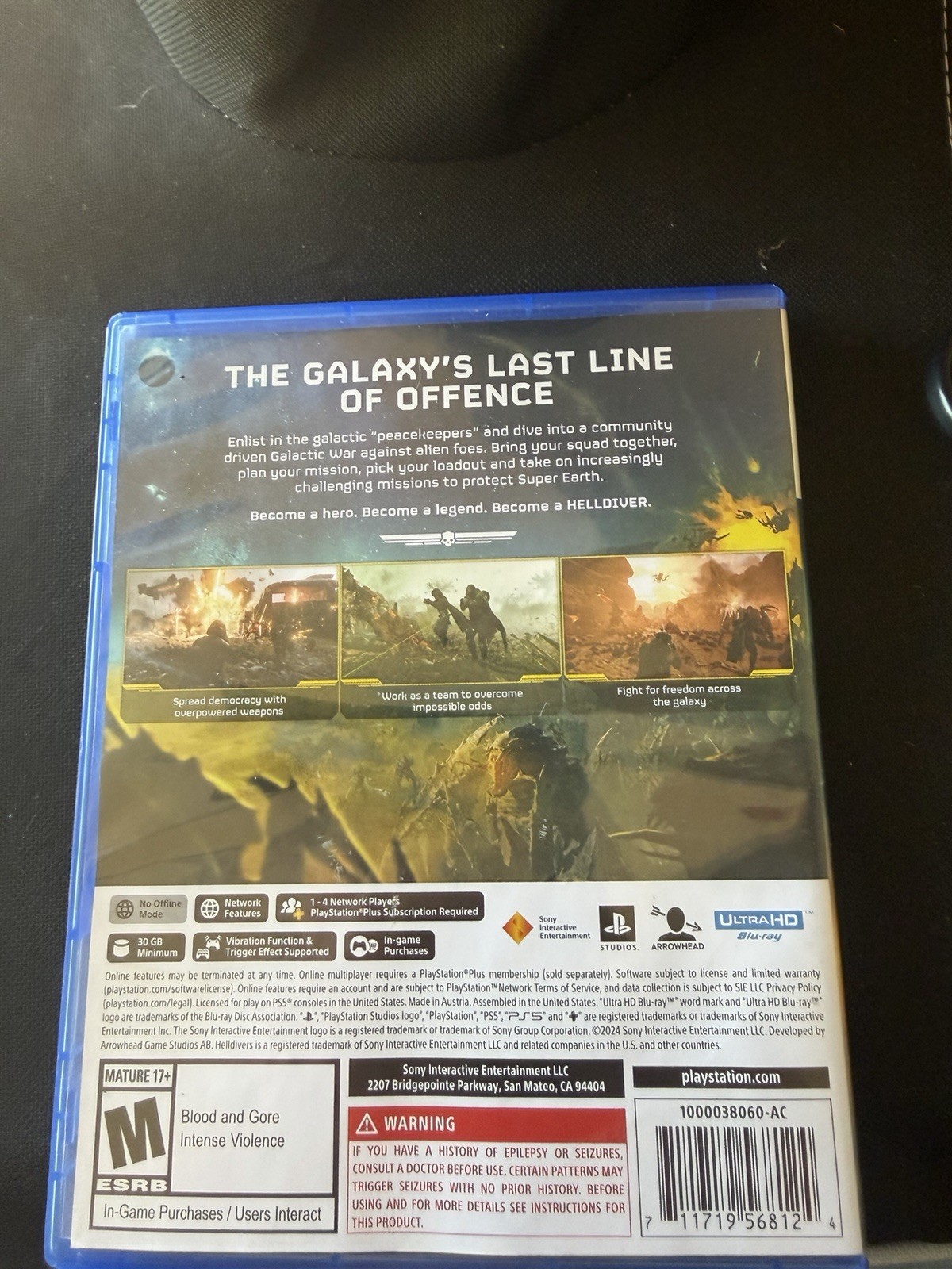 Helldivers II 2 Sony PlayStation 5 PS5
