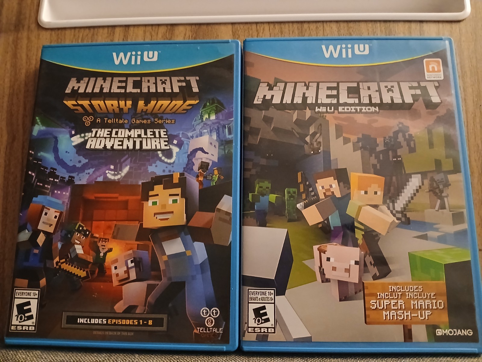 Minecraft: Wii U Edition & Minecraft Story Mode : The Complete Adventure 1-8 Ep.