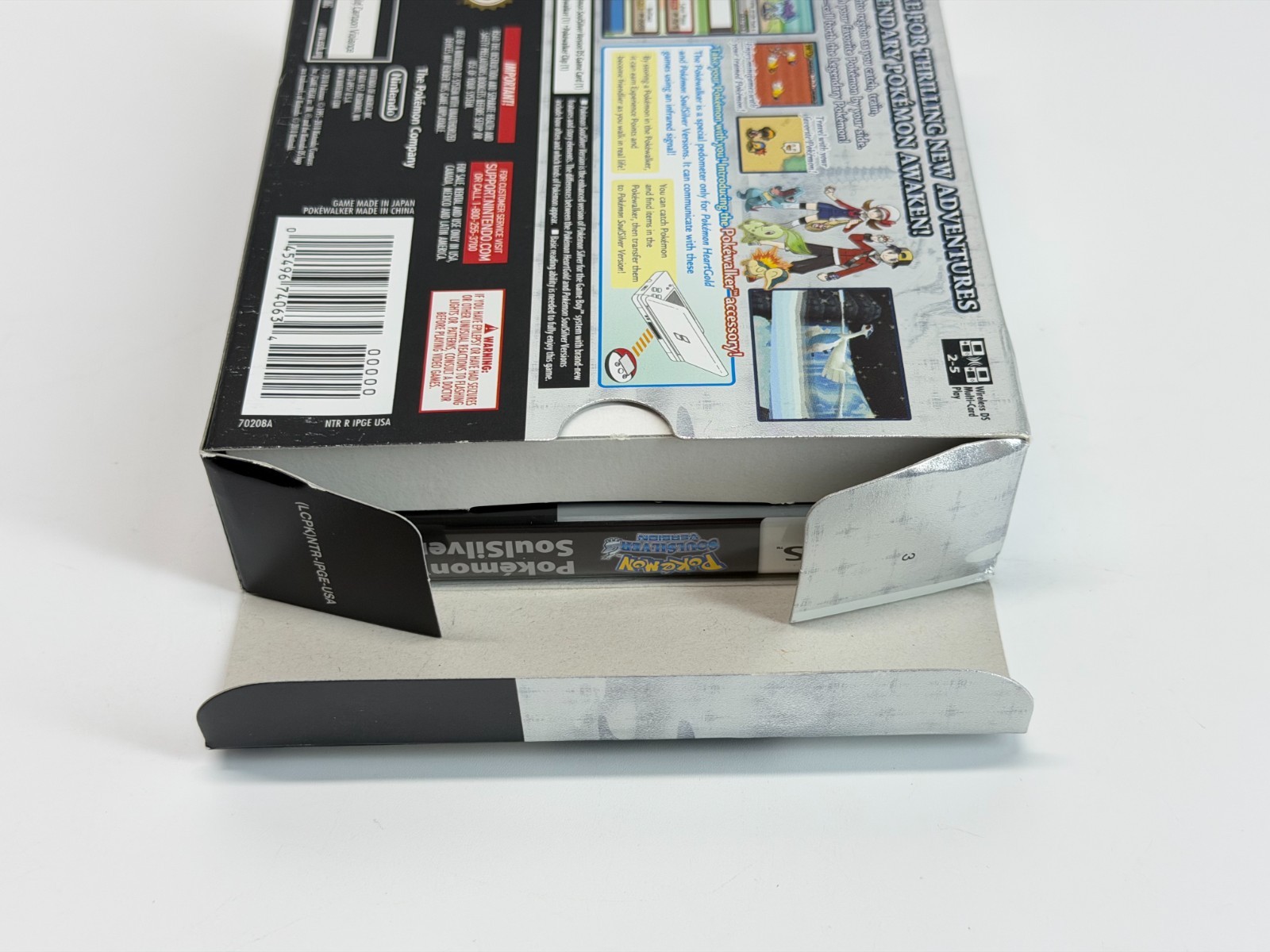 Pokemon SoulSilver Version (Nintendo DS) Complete BIG BOX Pokewalker Authentic
