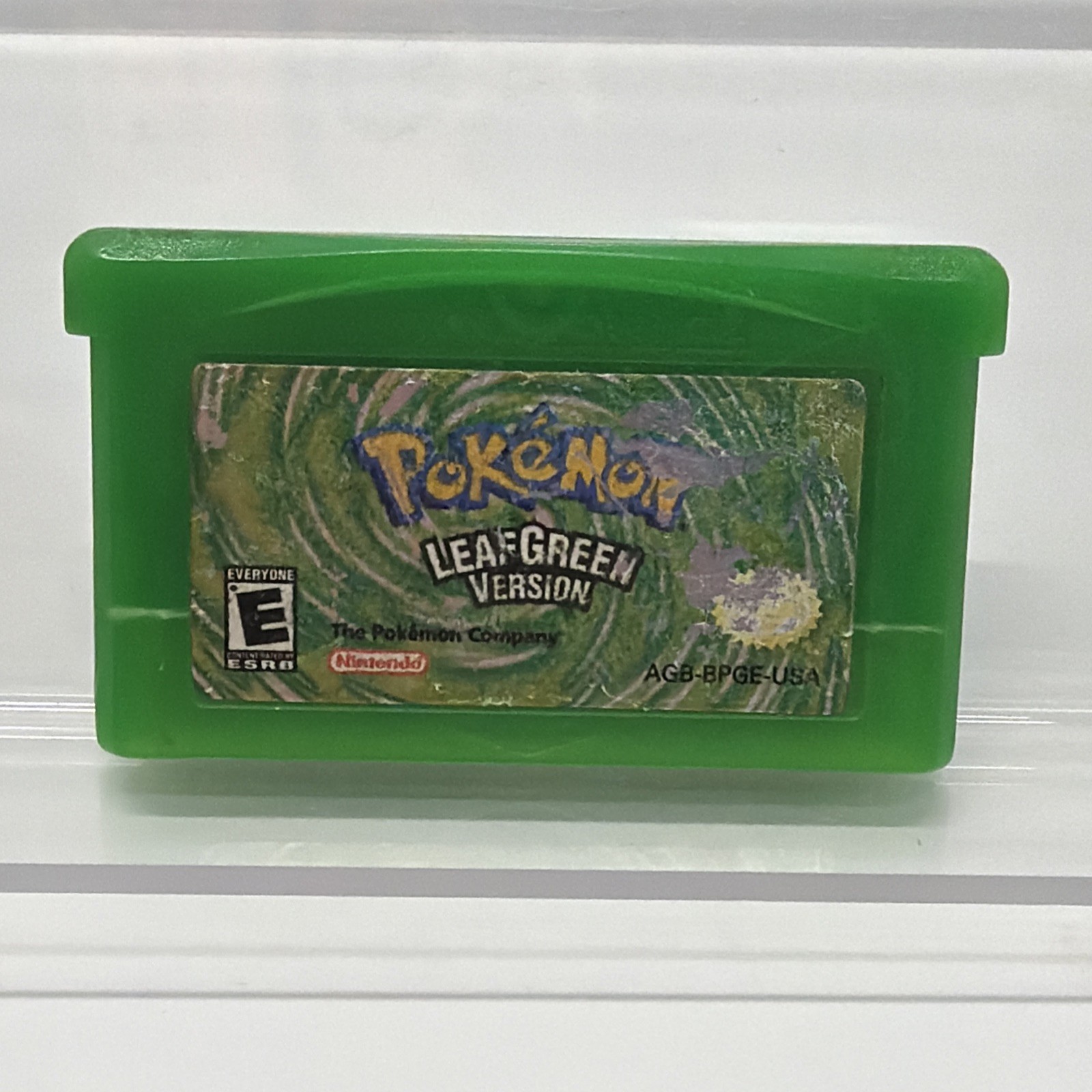 Authentic Pokemon Leaf green GBA Cartridge Only tested And Works