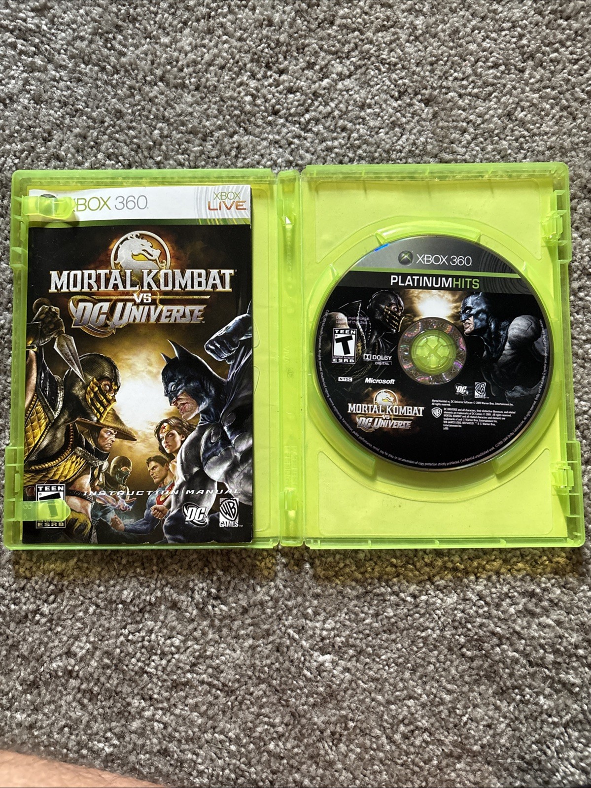 Mortal Kombat vs. DC Universe (Xbox 360, 2008)