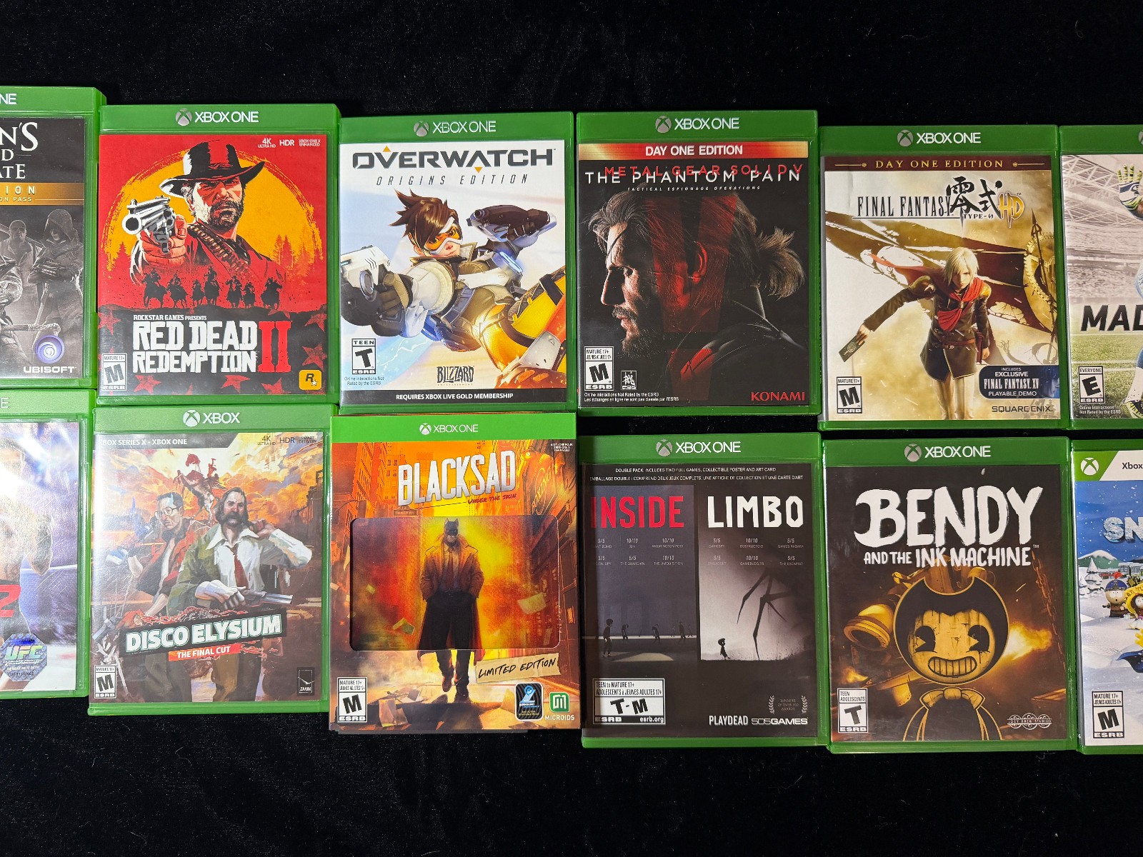 Xbox One Game Lot 14 Games Red Dead Redemption 2 Disco Elysium