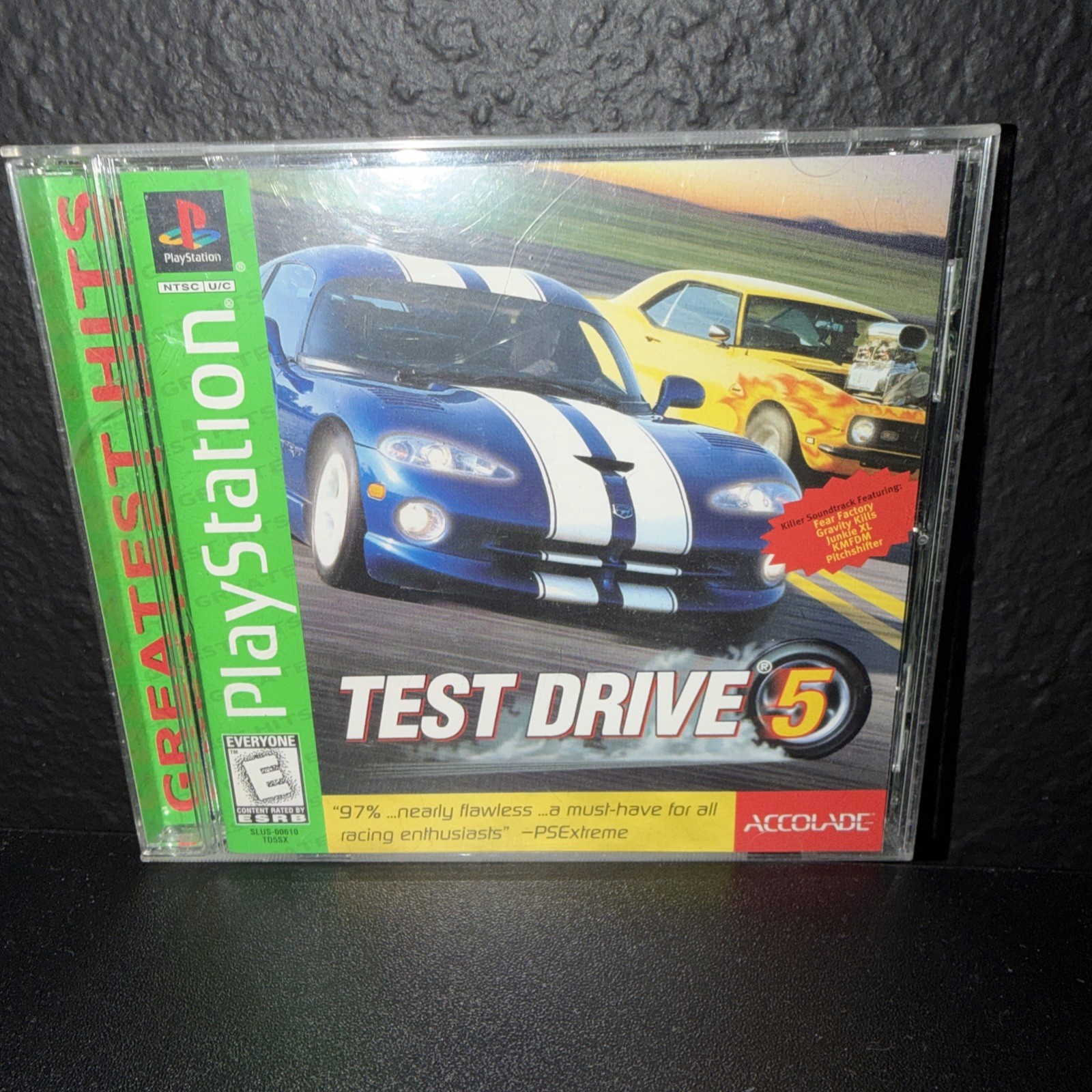 Test Drive 5 (PlayStation 1 PS1) Greatest Hits CIB COMPLETE & TESTED
