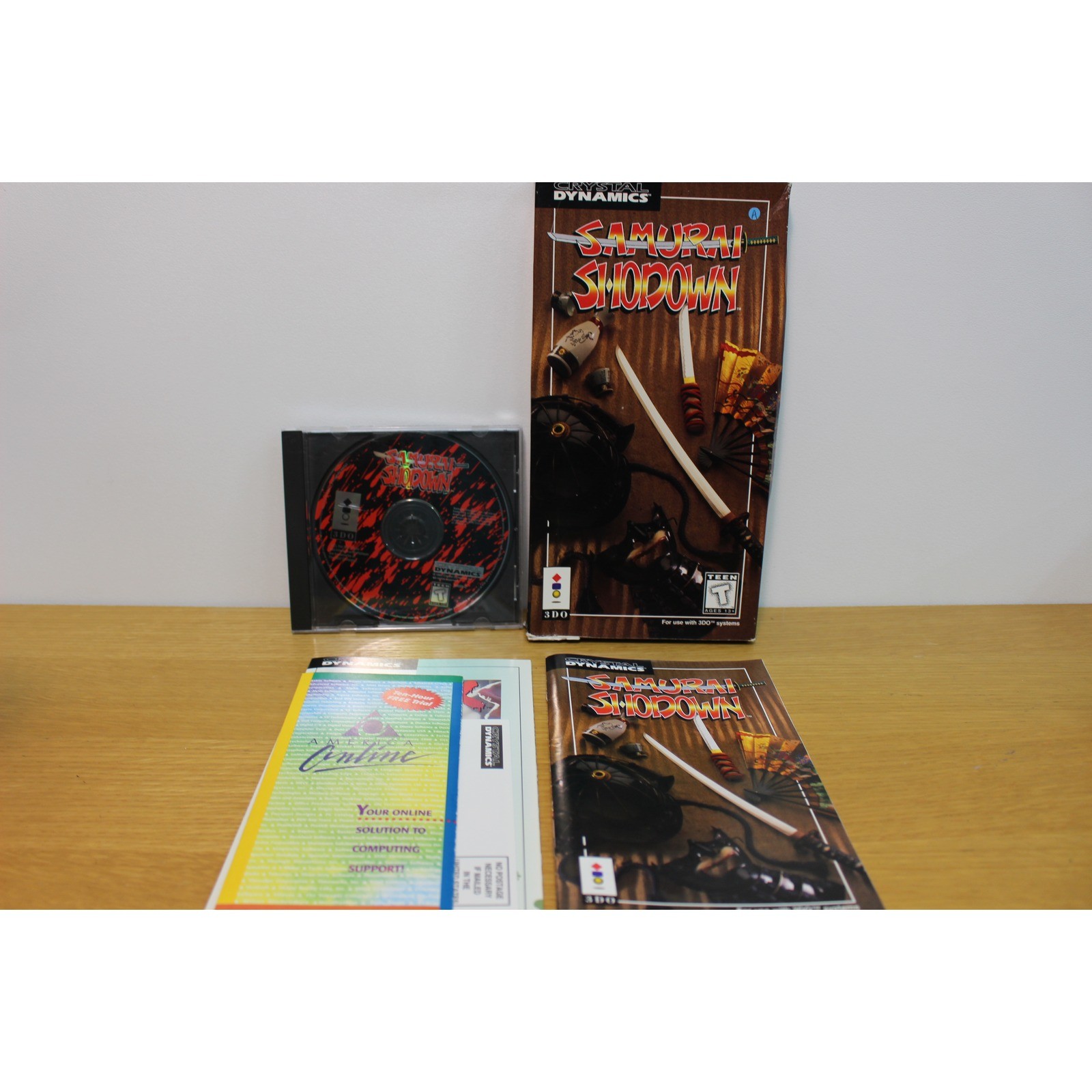 Samurai Shodown Showdown 3DO Long Box Complete w/ Manual Inserts SNK Tested