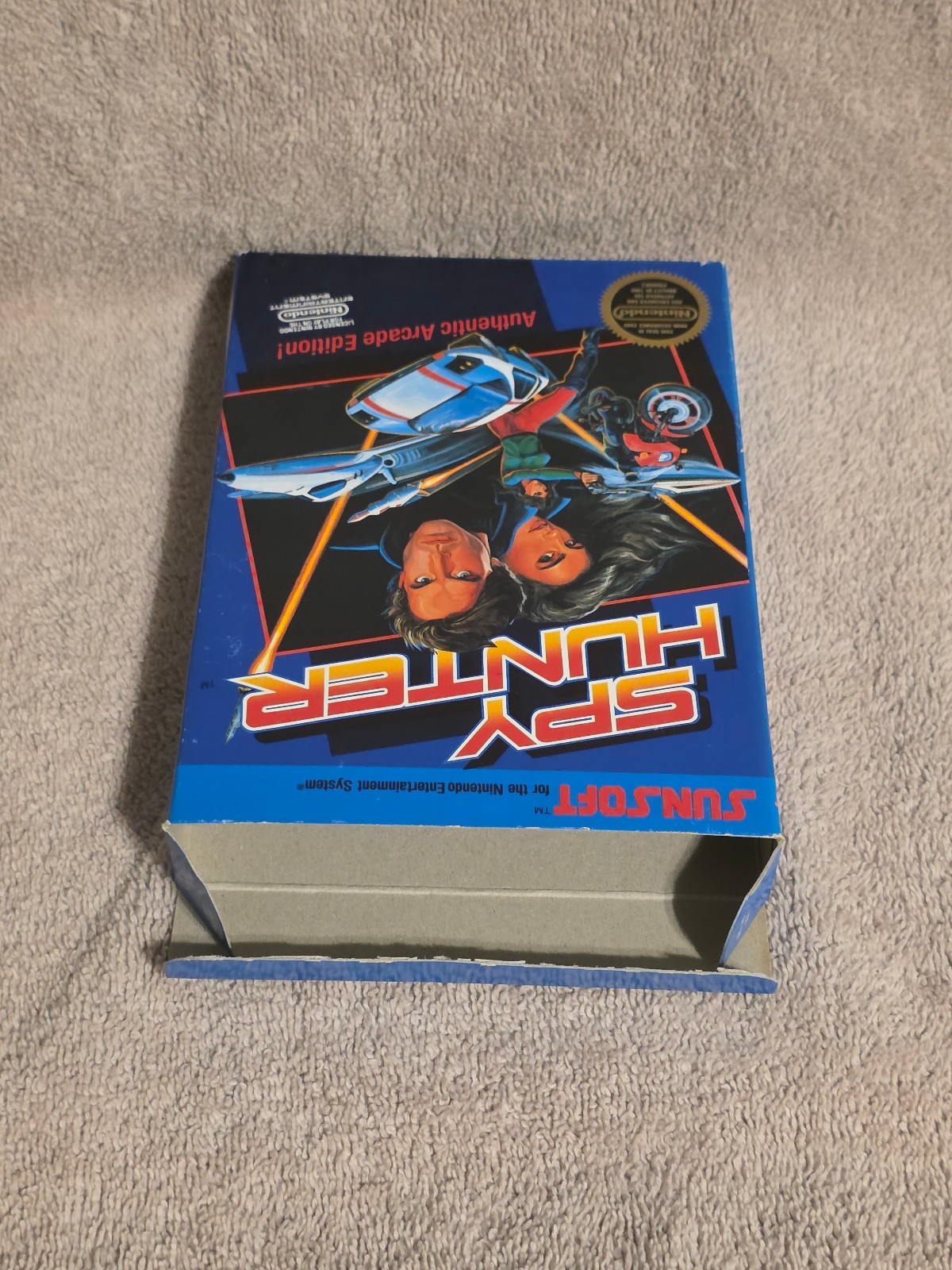 Spy Hunter NES Complete CIB Nintendo Entertainment System w/ Box Manual Sleeve T