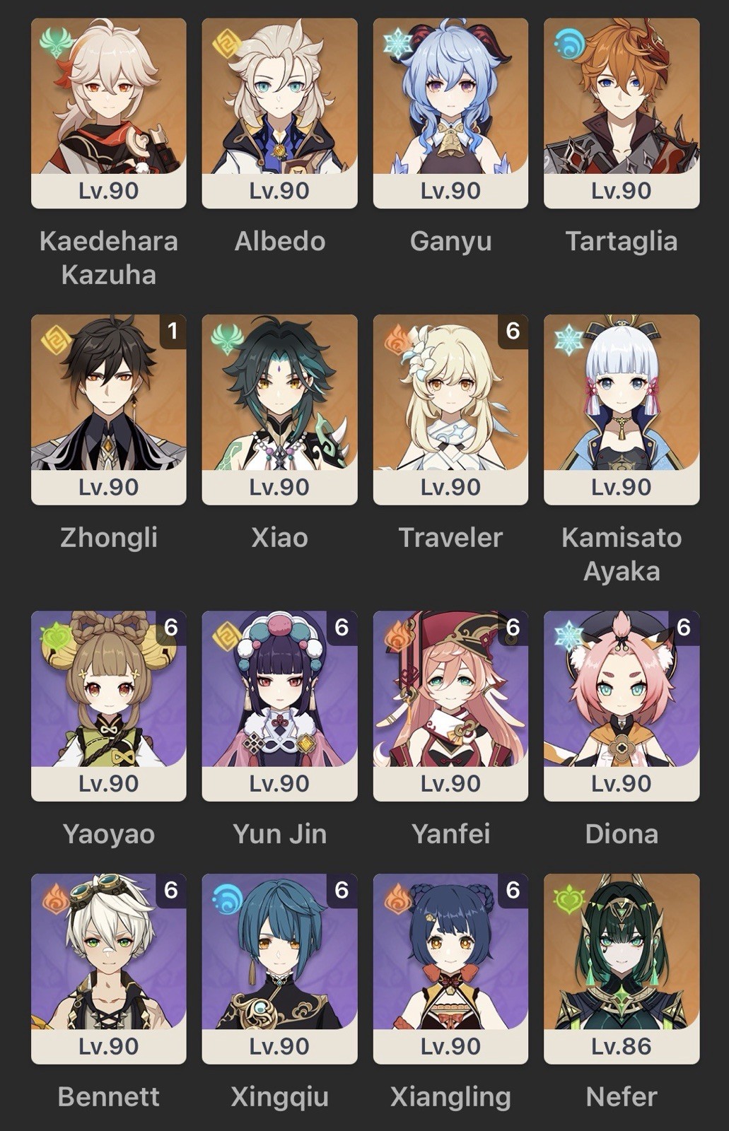 High-End Genshin Impact Account | North America (NA) Server