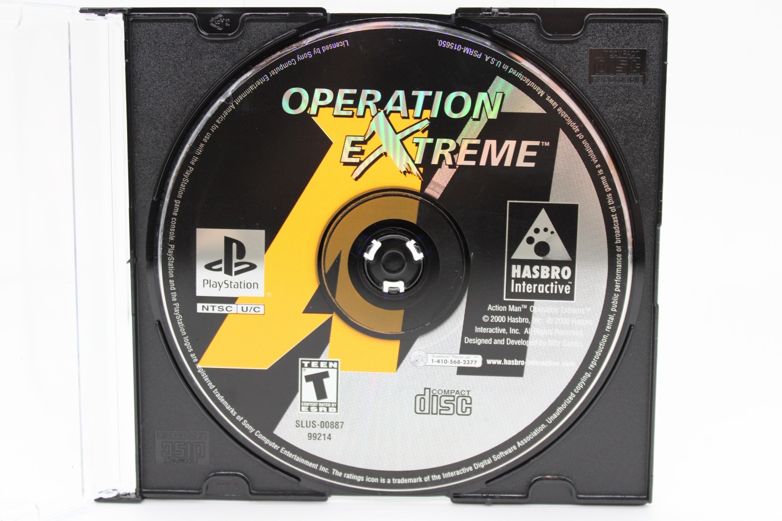 Refurbished PS1 Action Man Operation Extreme Disc Only Mint Clean Good Pristine