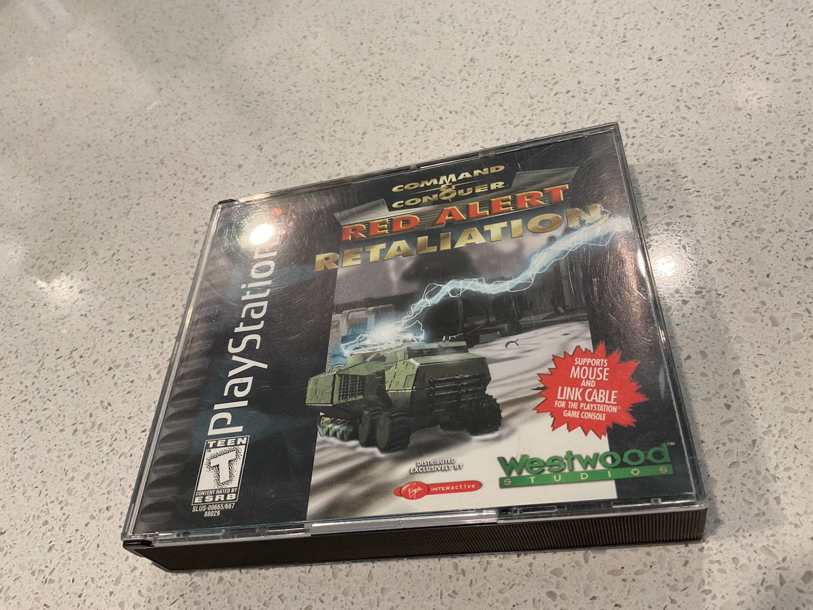 PlayStation 2 Command & Conquer Red Alert Retaliation 2 Disc Plastic Case