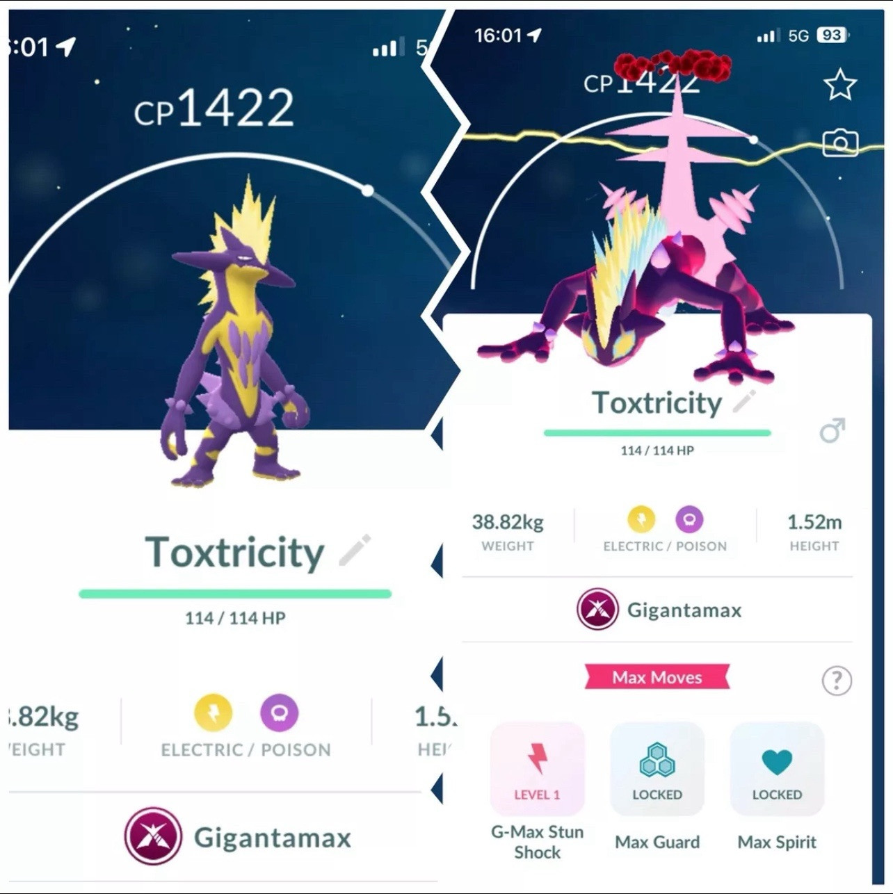 Gigantamax Toxtricity Amped Form GUARANTEED LUCKY Pokemon Trade Go Pokémon GMAX