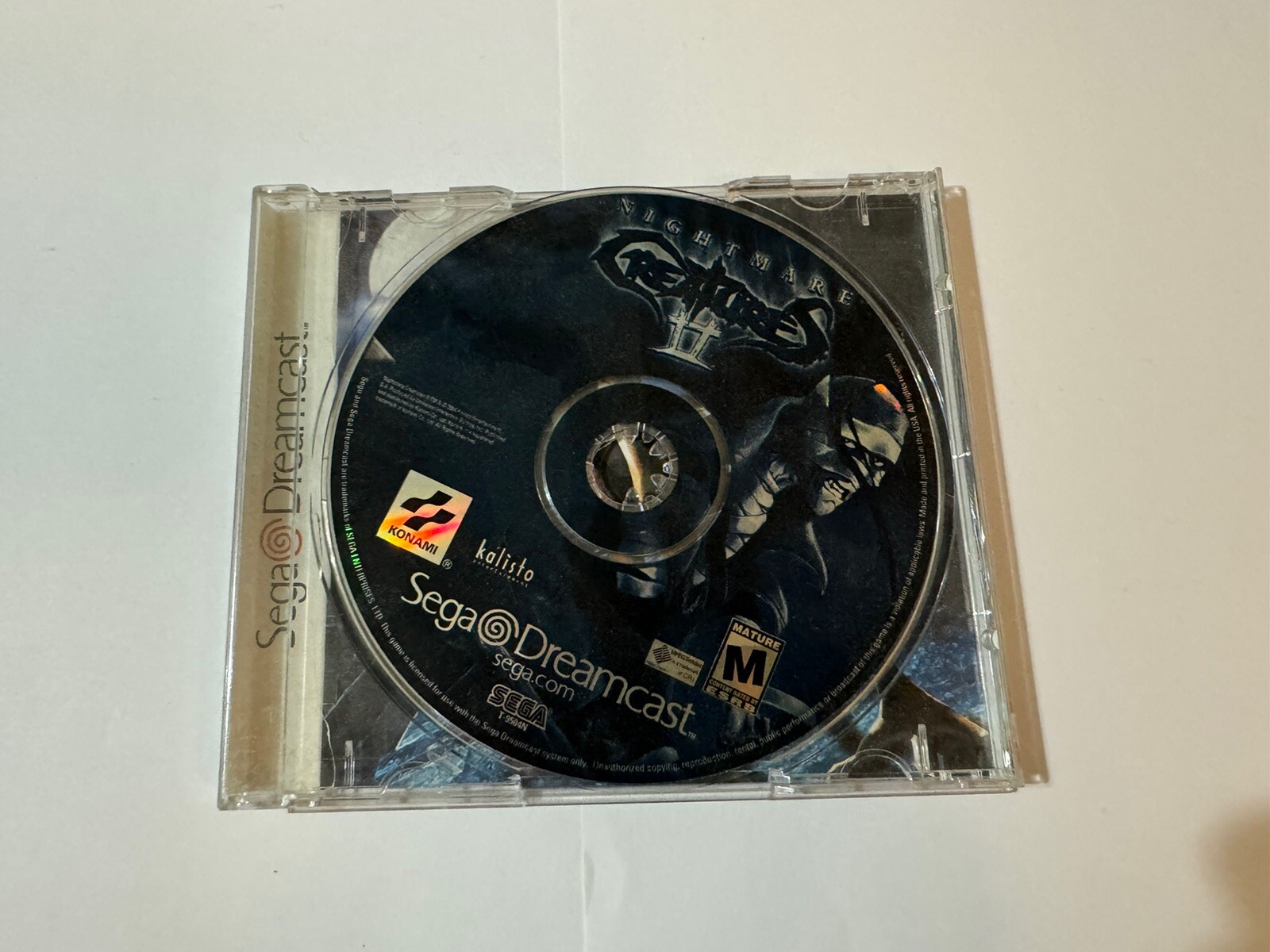 Nightmare Creatures II (Sega Dreamcast, 2000) Rare Game Good Used Condition