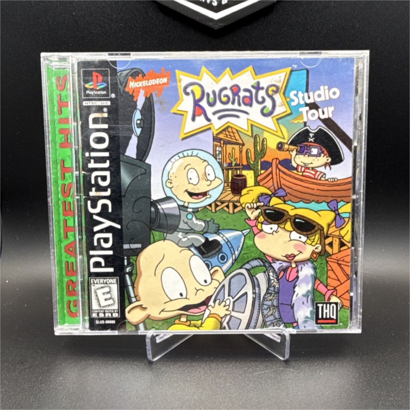 THQ Rugrats: Studio Tour Sony PlayStation 1 Family/Kids Action E Manual Included