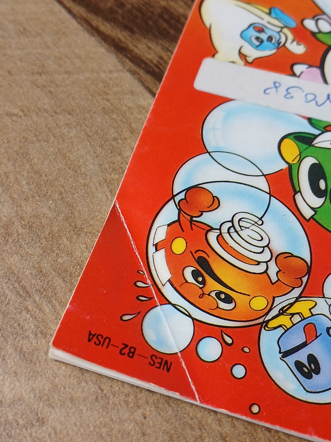 Bubble Bobble (Nintendo NES, 1988) CIB – Tested