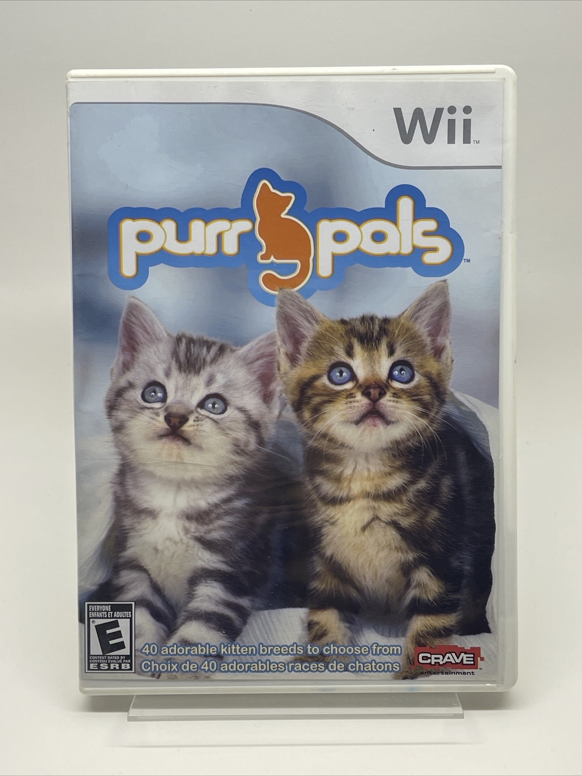 Purr Pals (Nintendo Wii, 2008) Complete w/ Manual CIB Tested Working