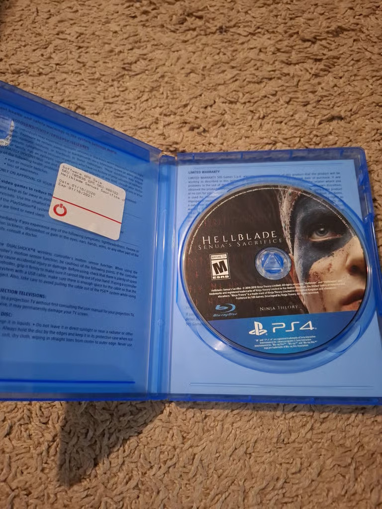 Hellblade: Senua’s Sacrifice (PlayStation 4, 2018)
