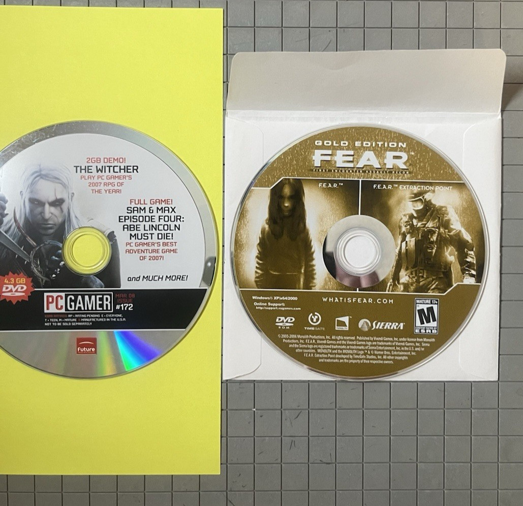 F.E.A.R. Gold Edition (PC) Small Big Box Complete + Extraction Point