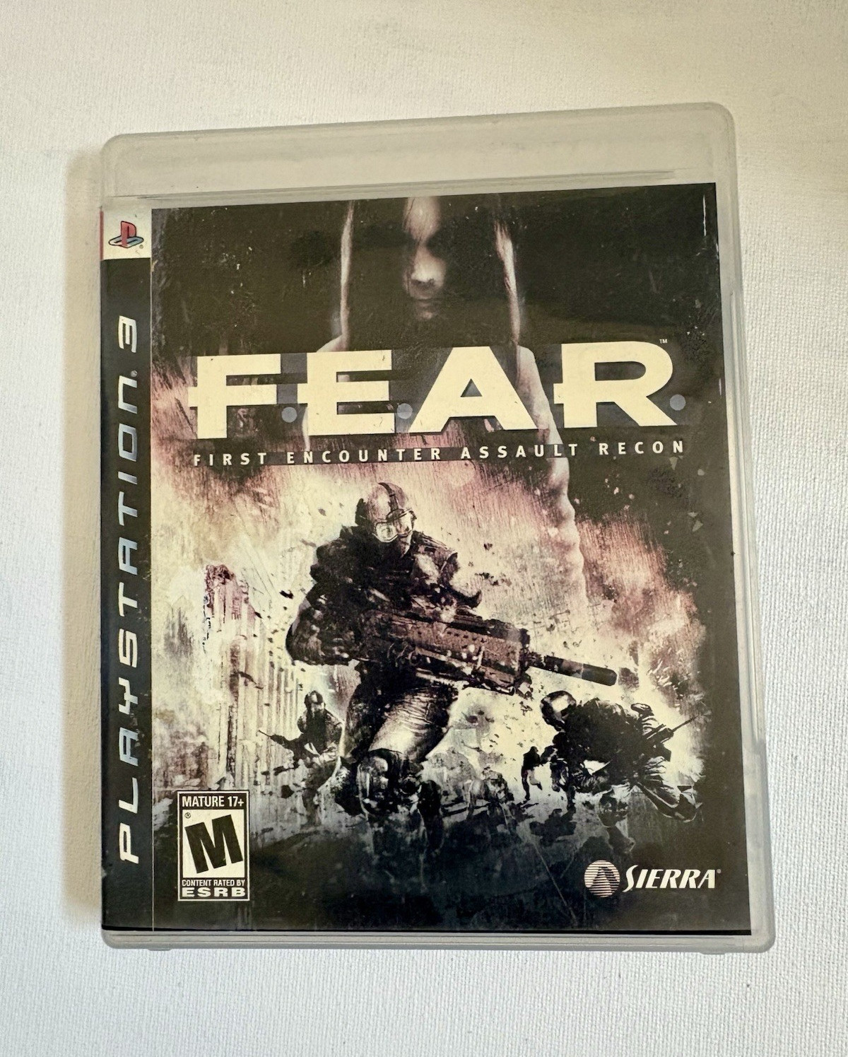 Sierra F.E.A.R. First Encounter Assault Recon PS3 Shooter M NTSC-U/C Online 2007