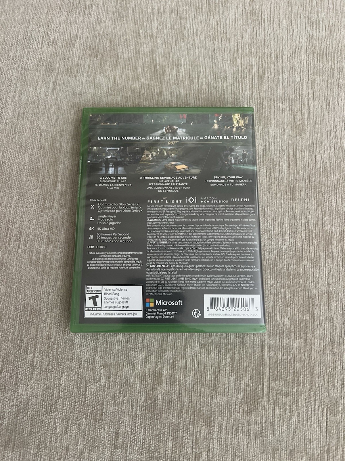 007 First Light (James Bond 007) video game for Xbox Series X