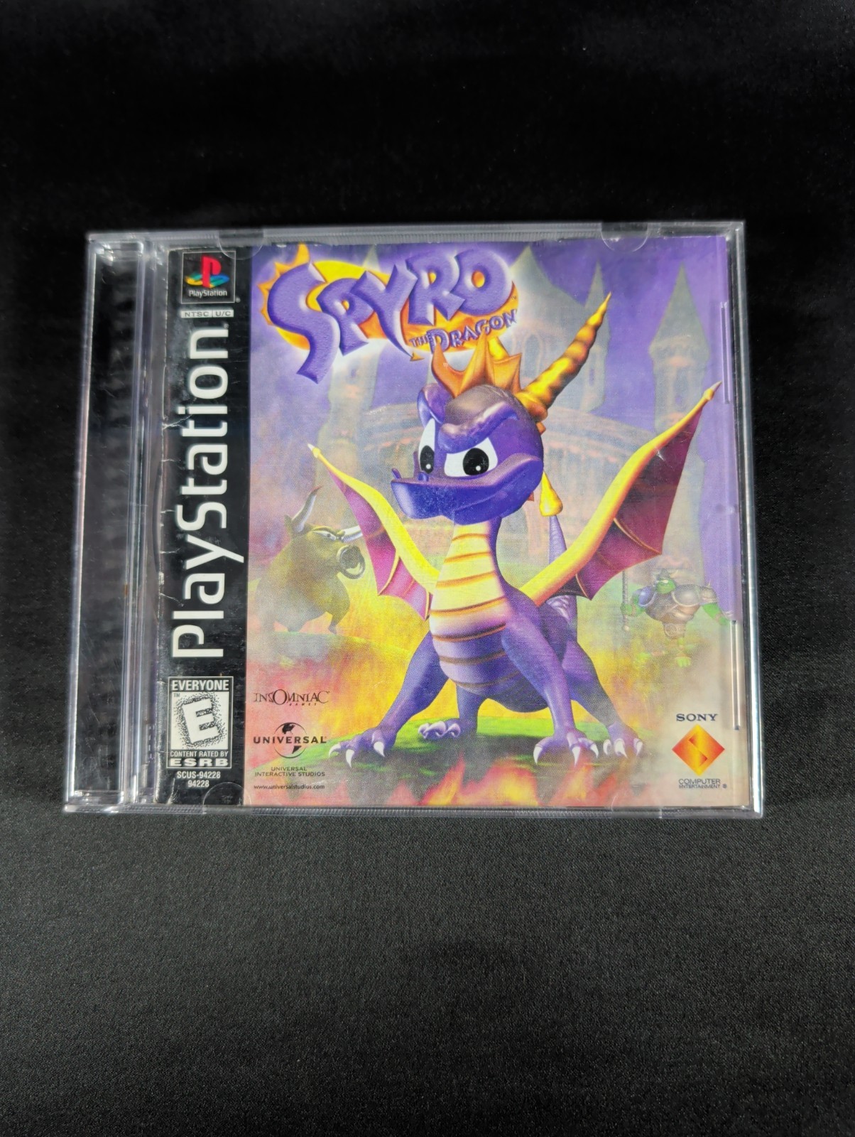 Spyro The Dragon (PlayStation 1, PS1) Black Label CIB