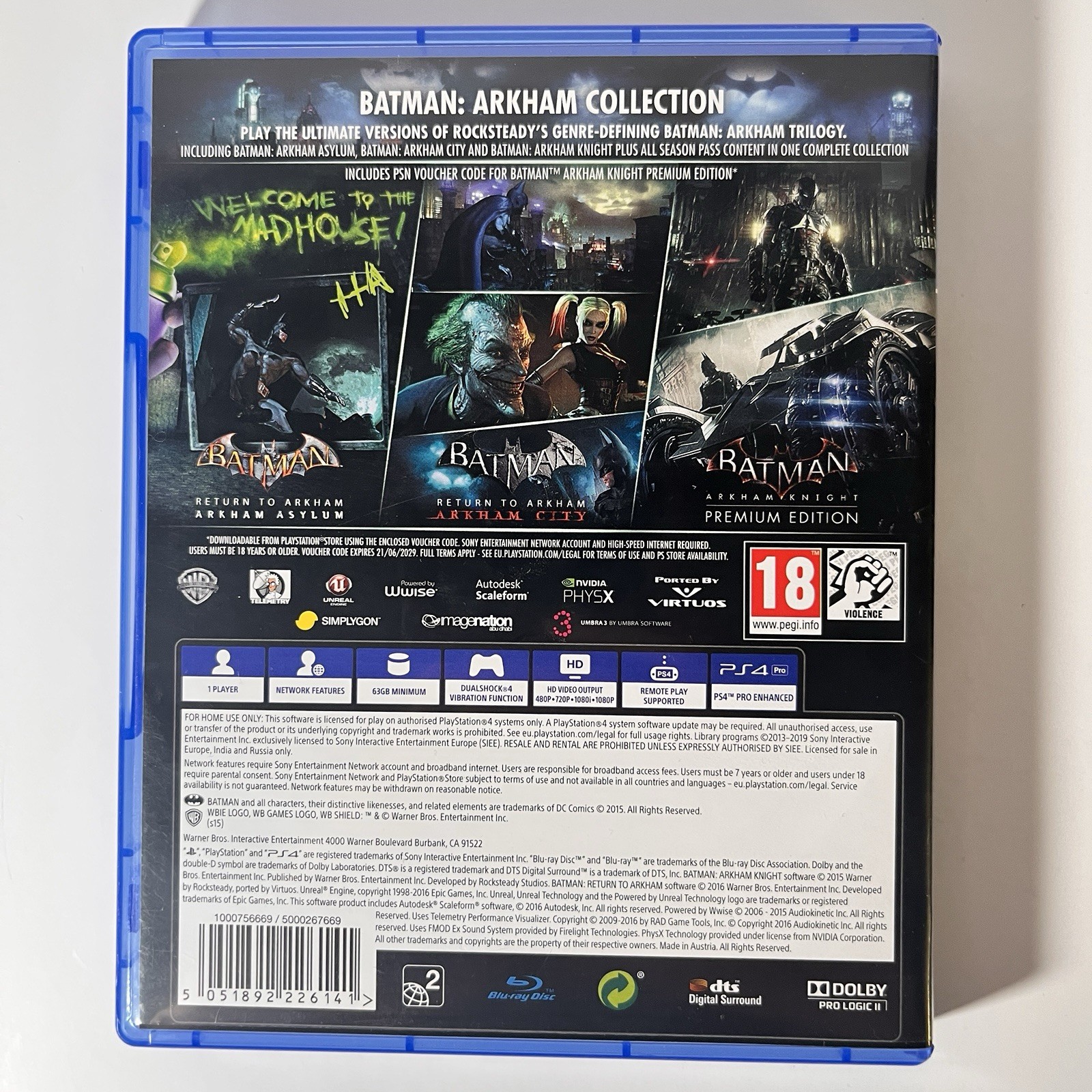 Batman: Arkham Collection | Sony PlayStation 4, PS4 | Tested And Complete