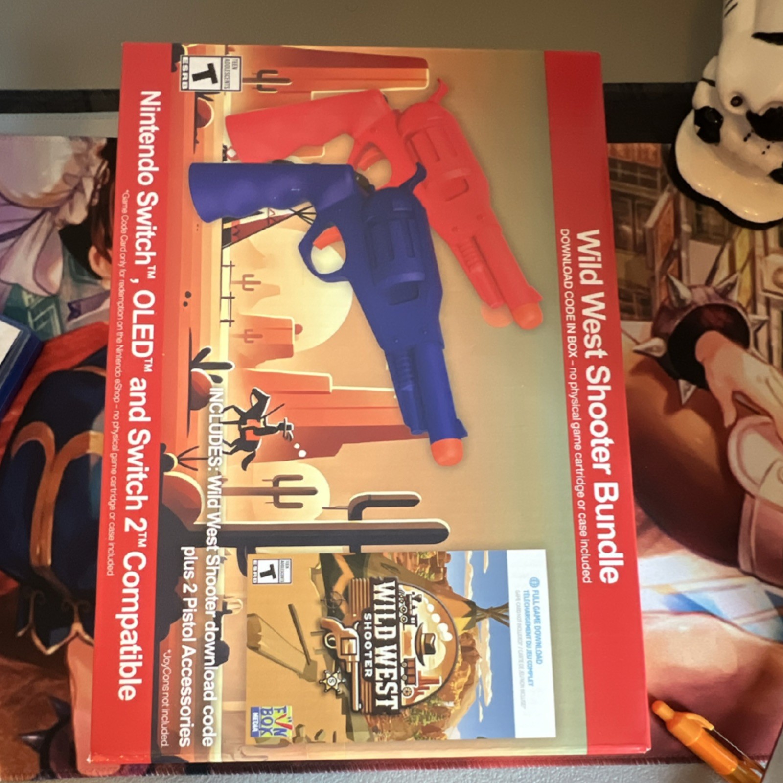 GS2 Games Wild West Shooter Bundle Nintendo Switch Manual Code Pistol Western