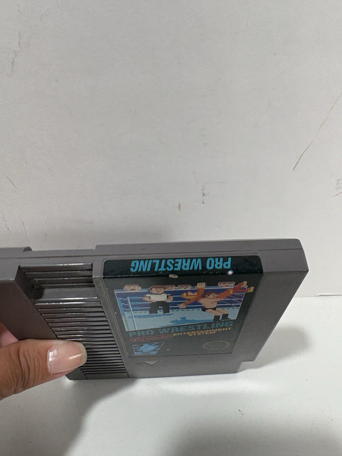 Pro Wrestling NES Nintendo Cartridge & Original Nintendo Sleeve Rare