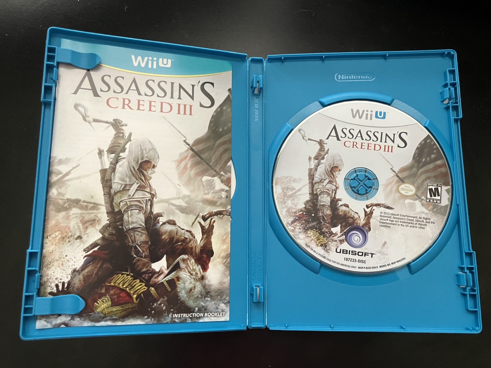 Assassin’s Creed III (Nintendo Wii U, 2012) (Very Good Condition) (CIB)