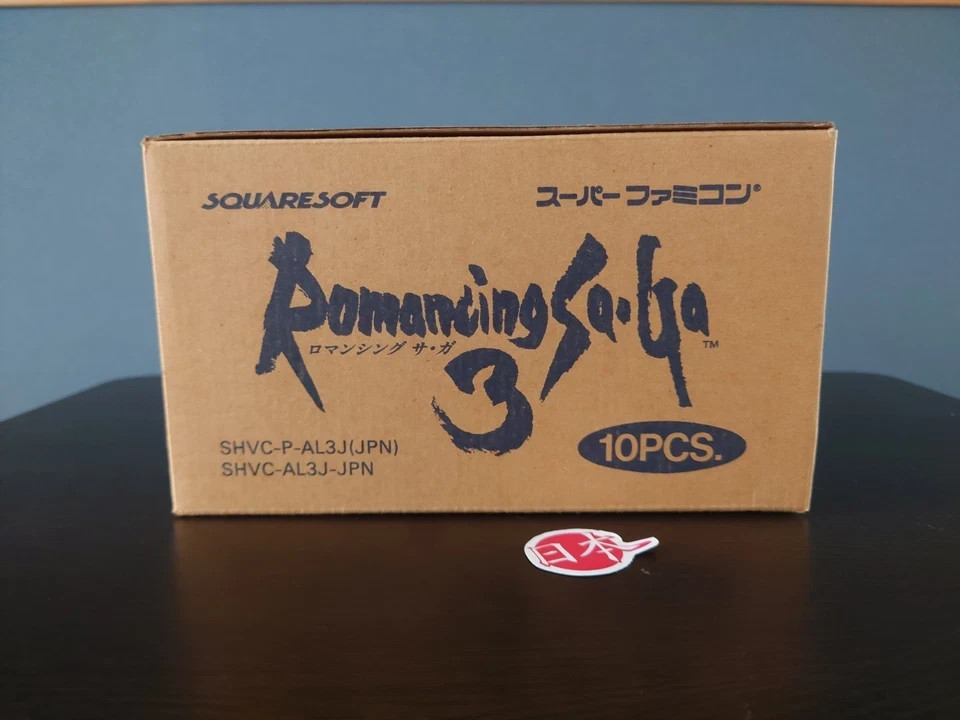 NEW Romancing Saga 3 10-Piece OEM Retail BOX Super Nintendo SNES Super Famicom